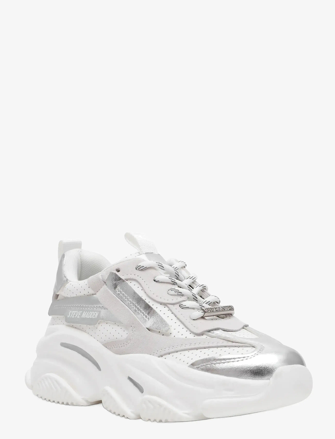 Steve Madden - Posses-Perf - chunky sneakers - white/silver - 1
