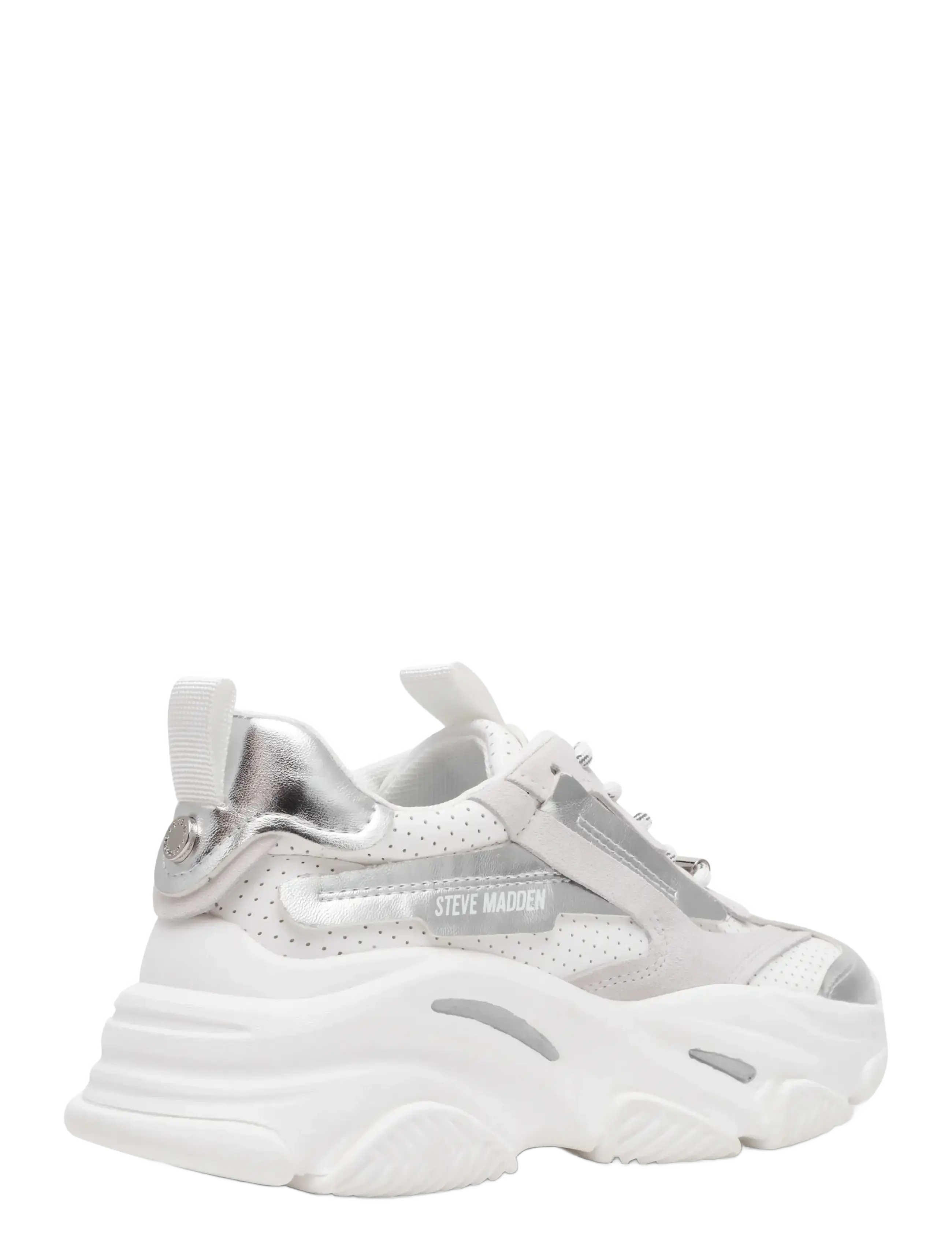 Steve Madden - Posses-Perf - chunky sneakers - white/silver - 2