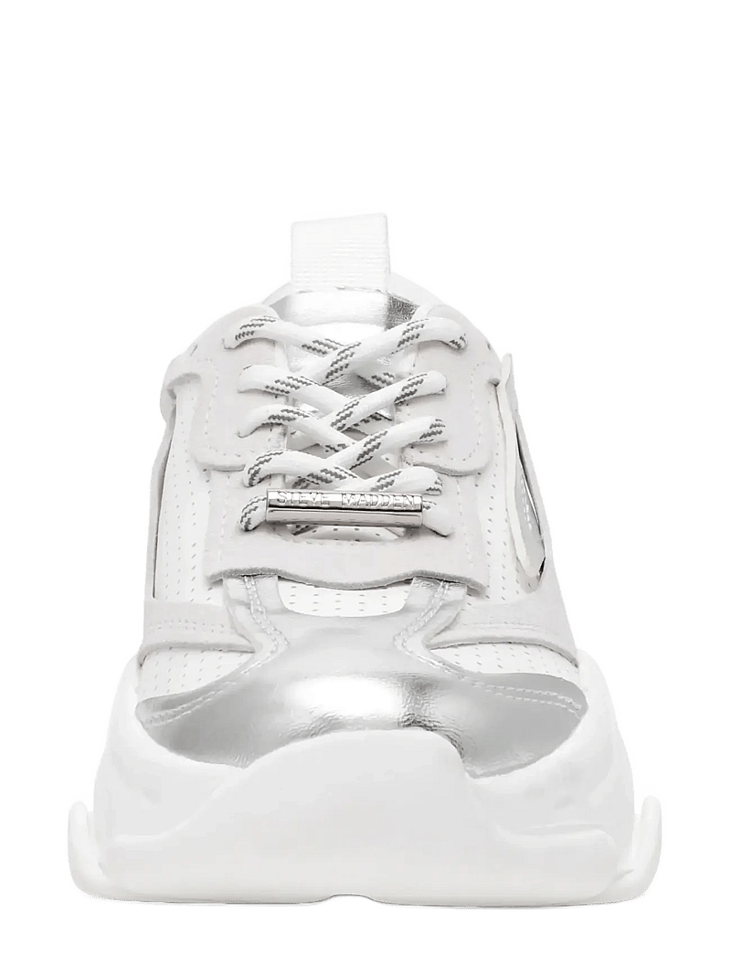 Steve Madden - Posses-Perf - paksu tallaga tossud - white/silver - 3