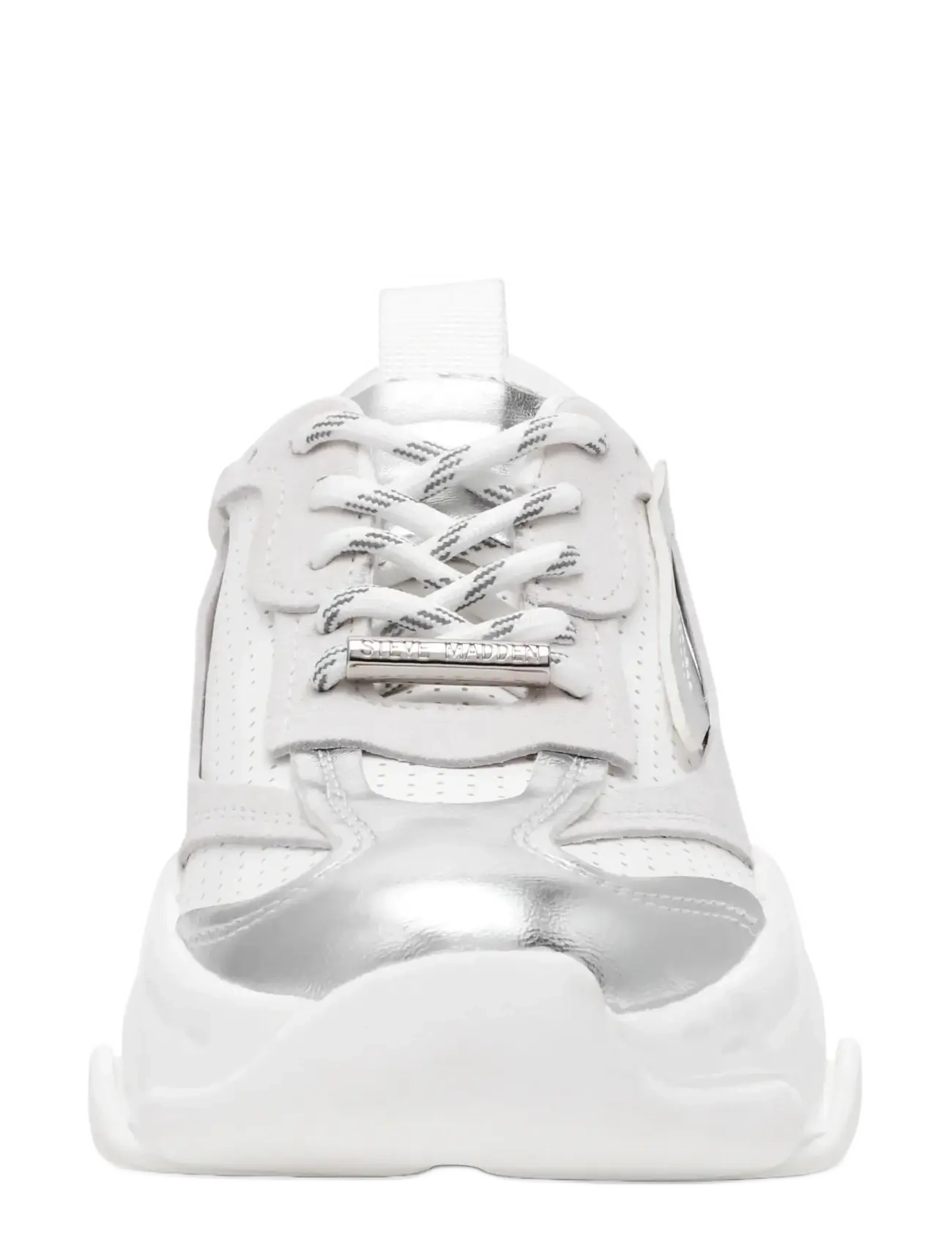 Steve Madden - Posses-Perf - chunky sneakers - white/silver - 3