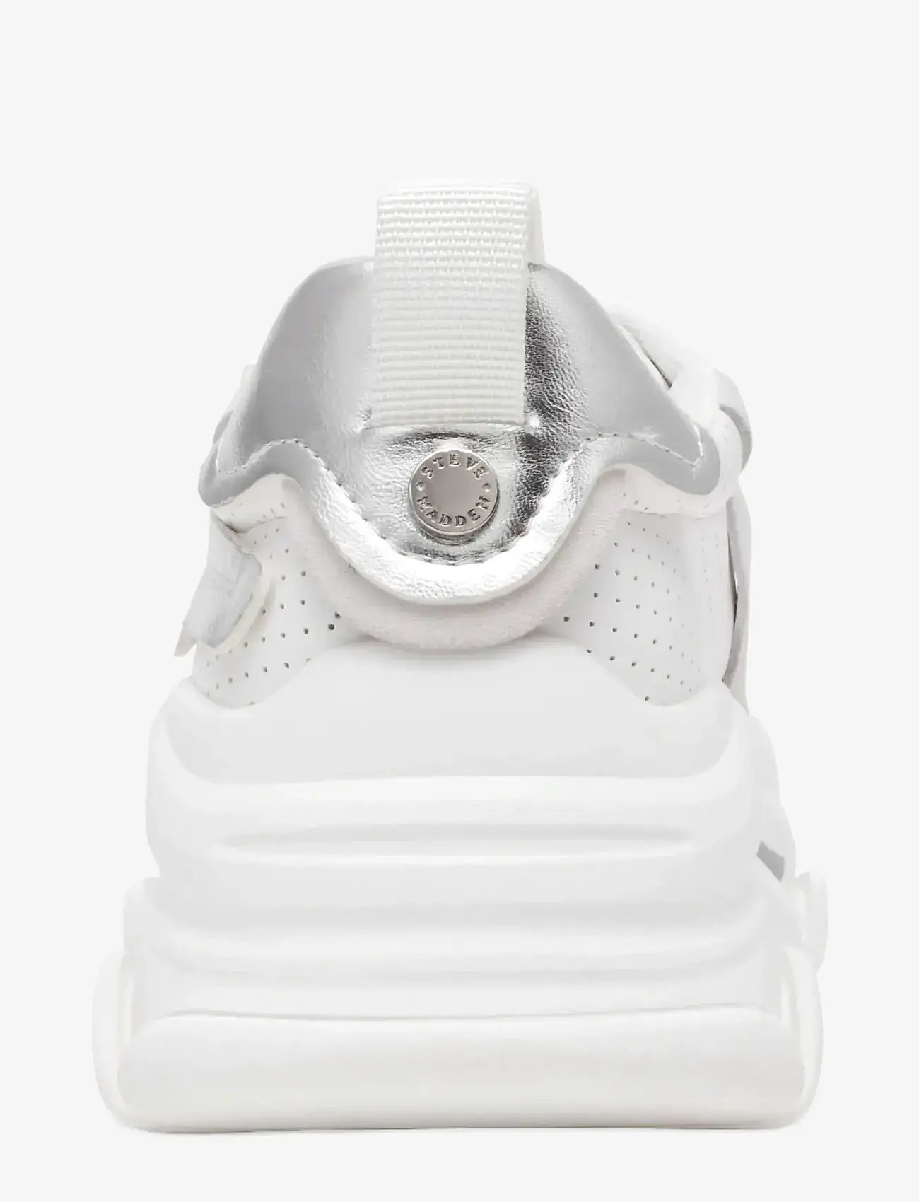 Steve Madden - Posses-Perf - chunky sneakers - white/silver - 4