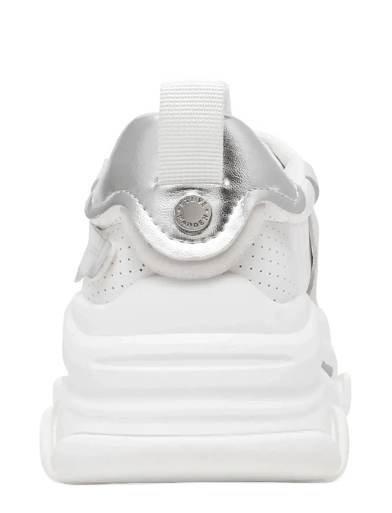 Steve Madden - Posses-Perf - paksu tallaga tossud - white/silver - 4