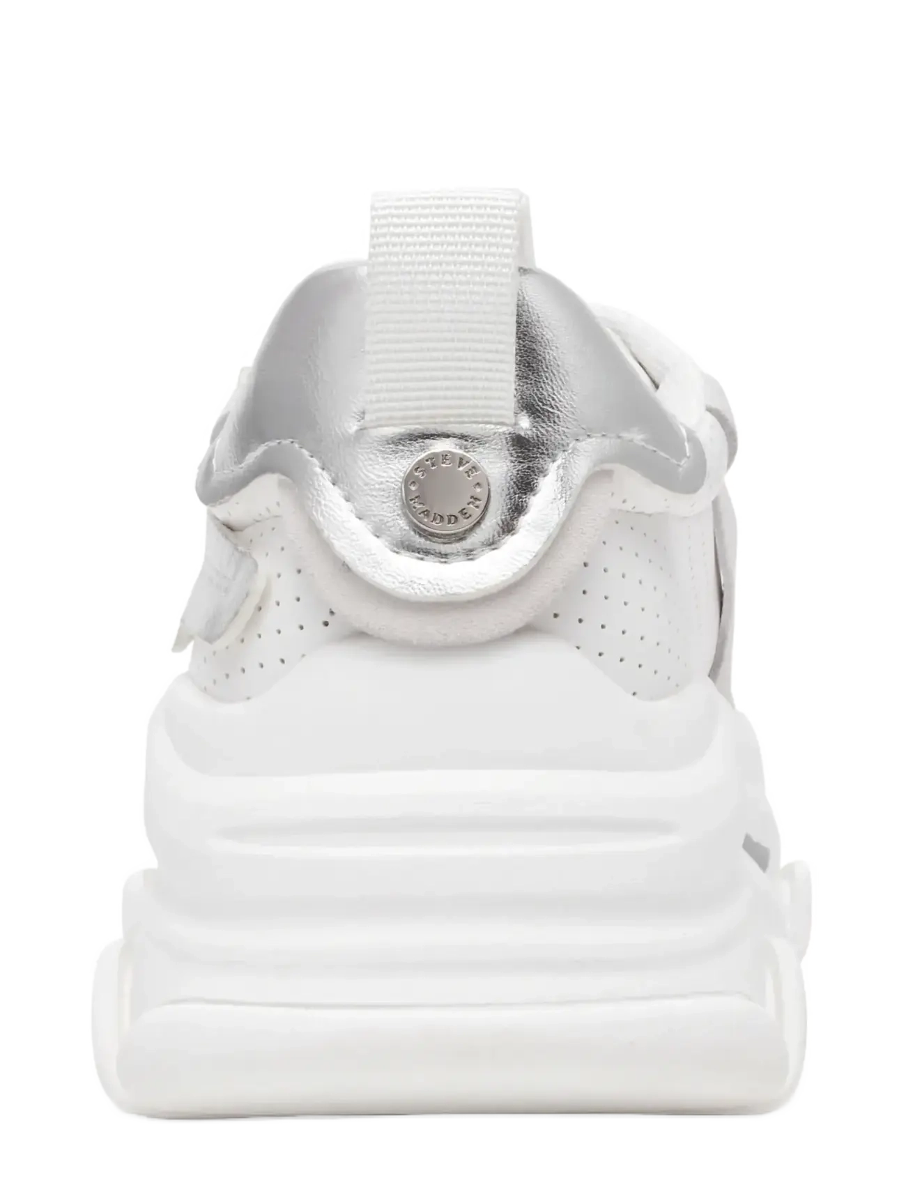 Steve Madden - Posses-Perf - chunky sneakers - white/silver - 4