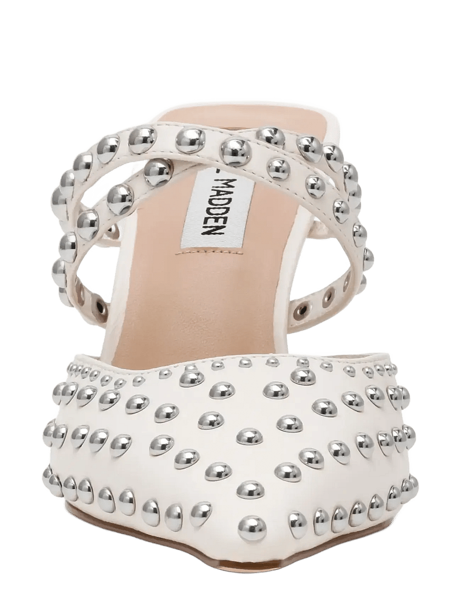 Steve Madden - Brecker - mules med klack - ivory - 3