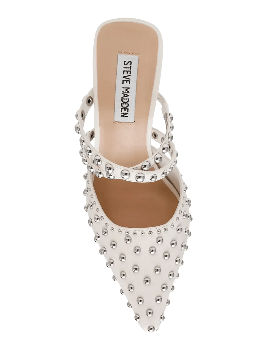 Steve Madden - Brecker - mules med klack - ivory - 5