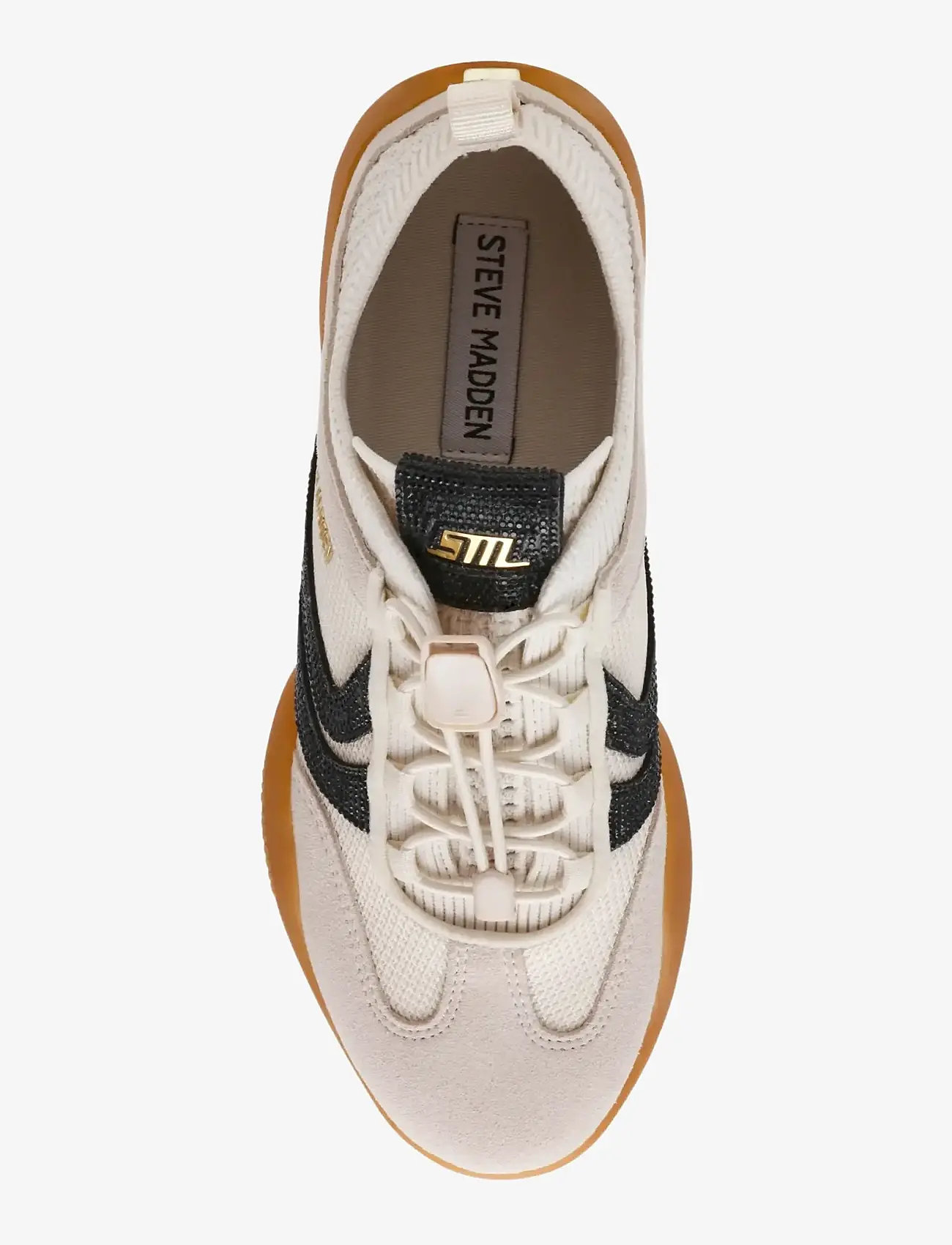 Steve Madden - Biscotti-RE - slip-on sneakers - cream/blk - 5