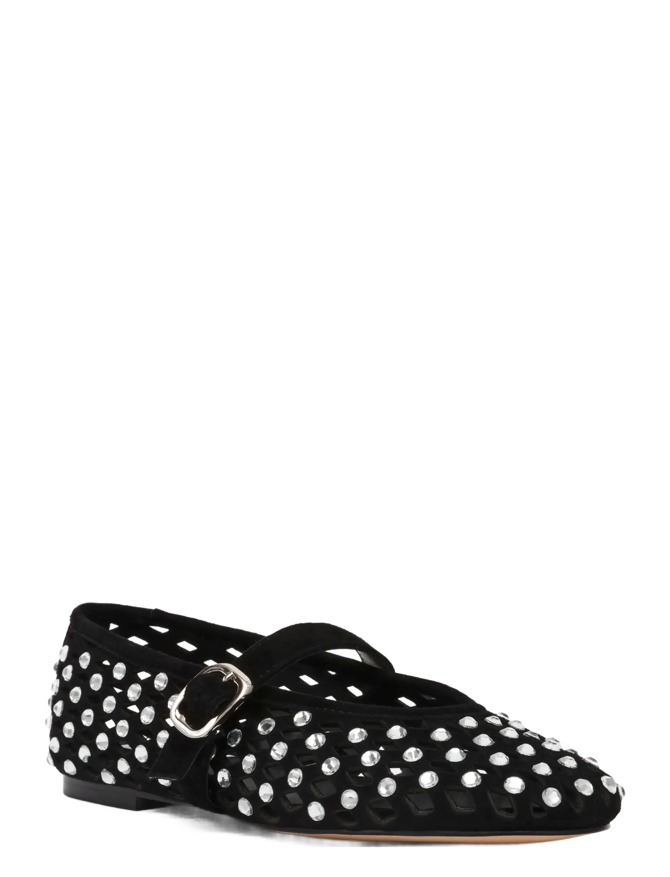 Steve Madden - Rerun - ballerinaer - black suede - 1