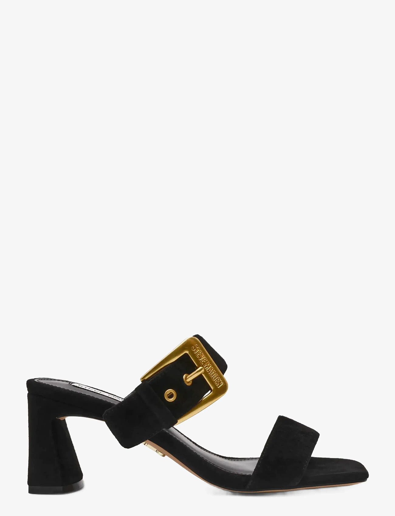 Steve Madden - Toriann - mules med klack - black suede - 0