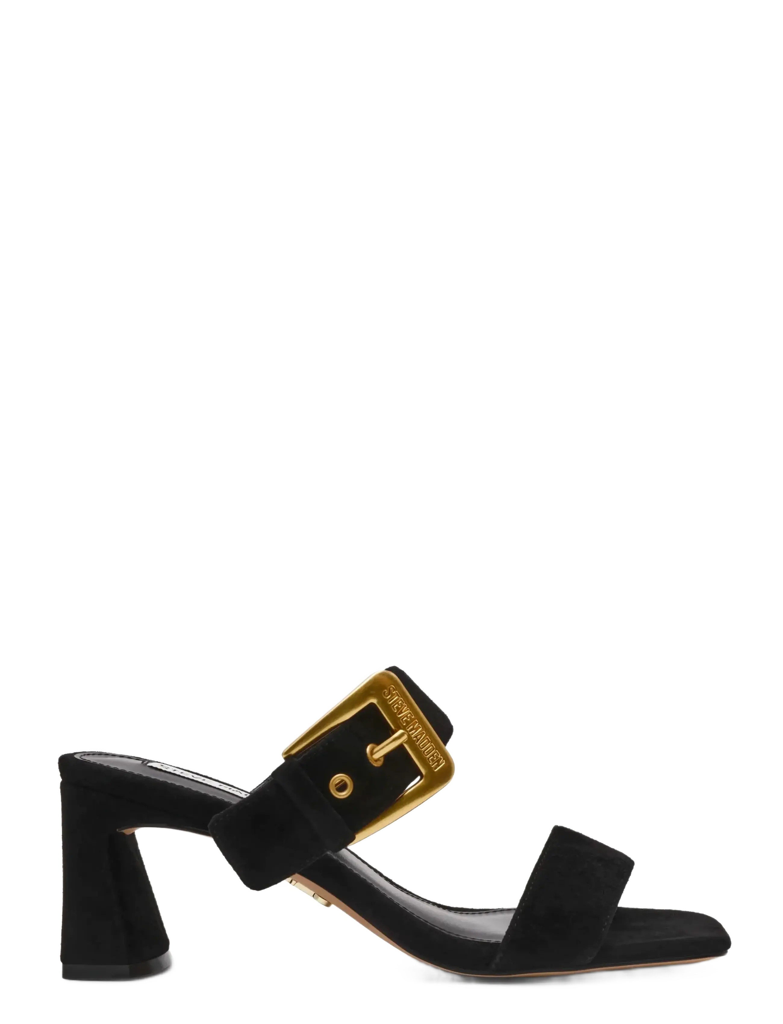 Steve Madden Toriann - Högklackade skor - BLACK SUEDE / black