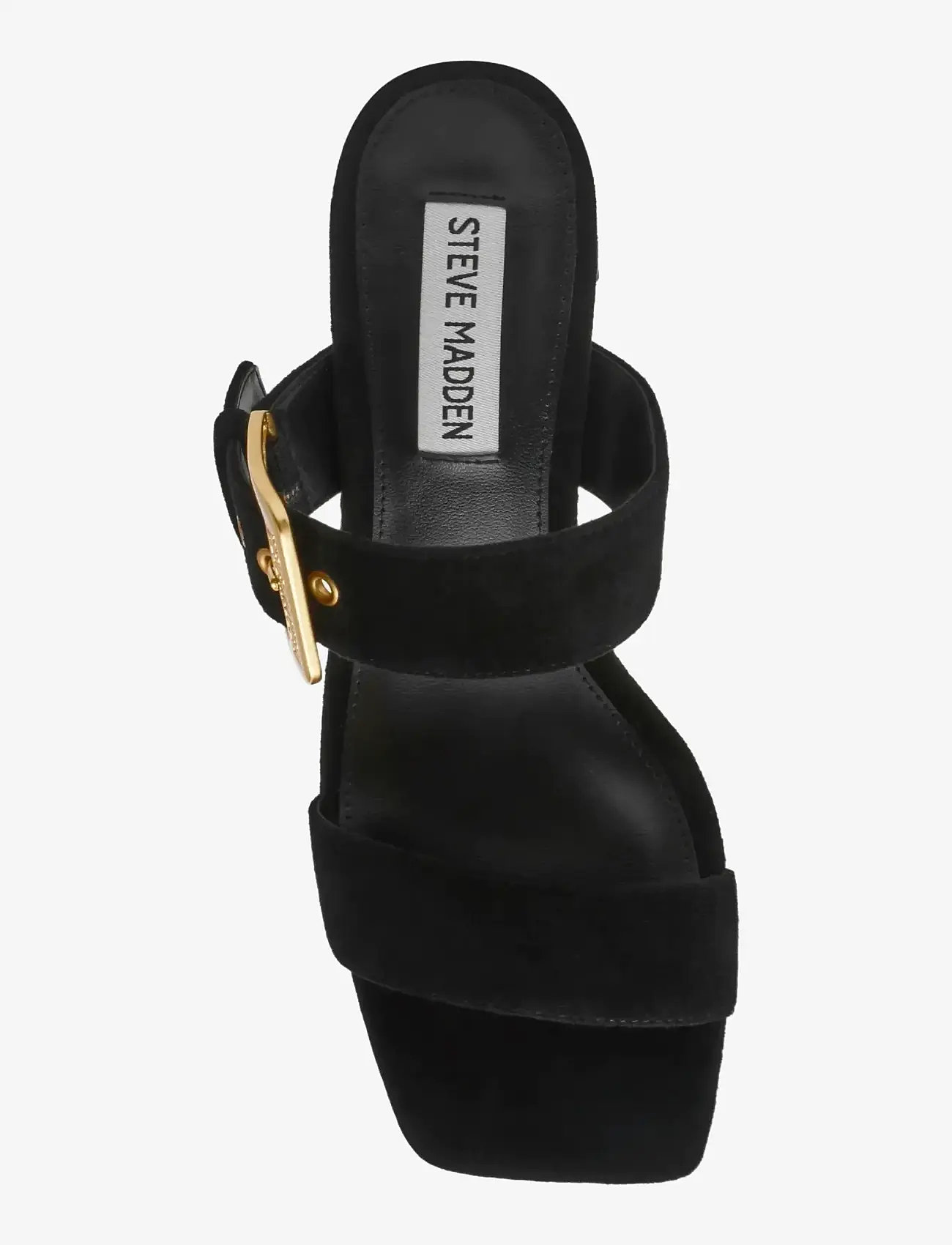 Steve Madden - Toriann - mules med klack - black suede - 4