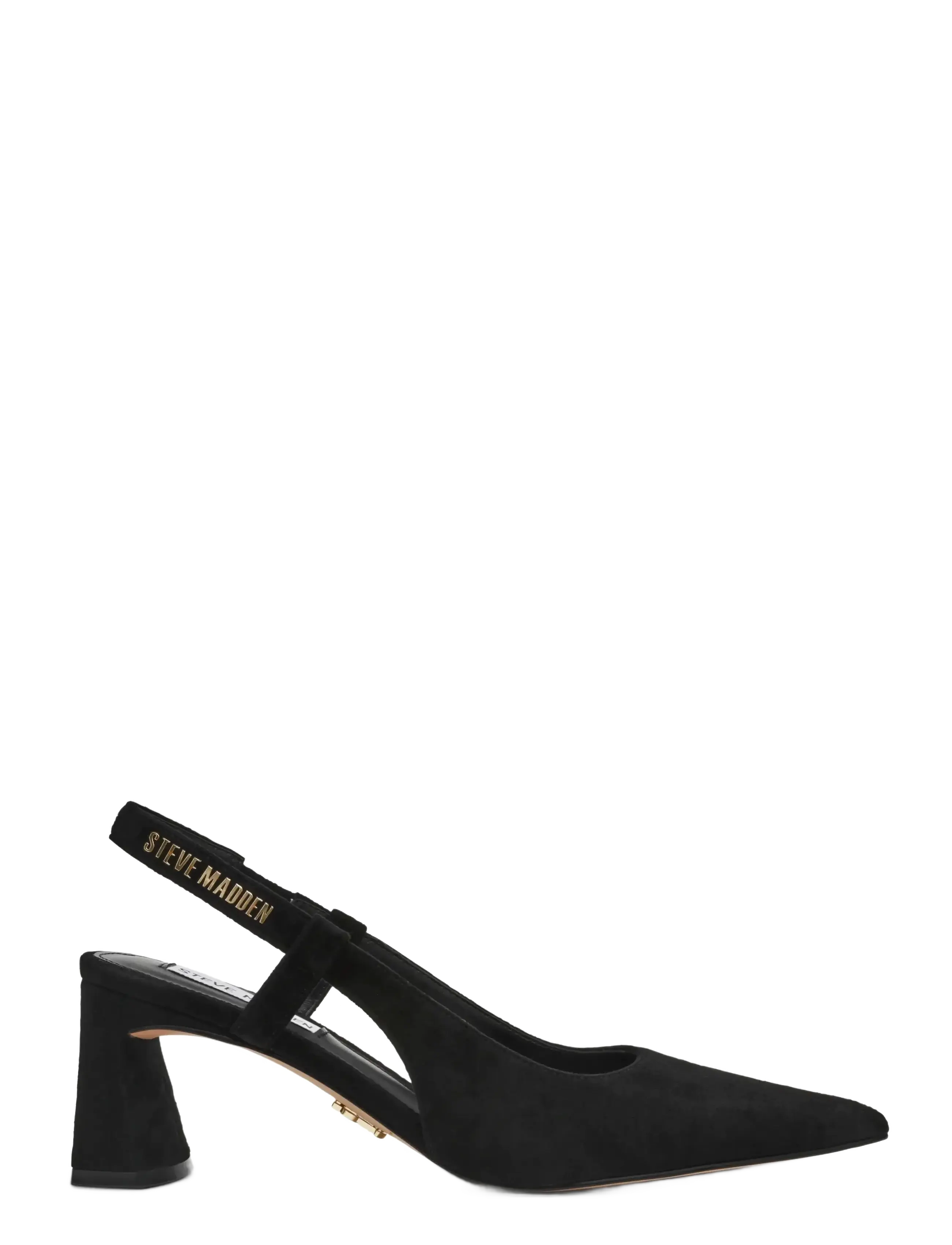 Steve Madden Evanston - Högklackade skor - BLACK SUED / black