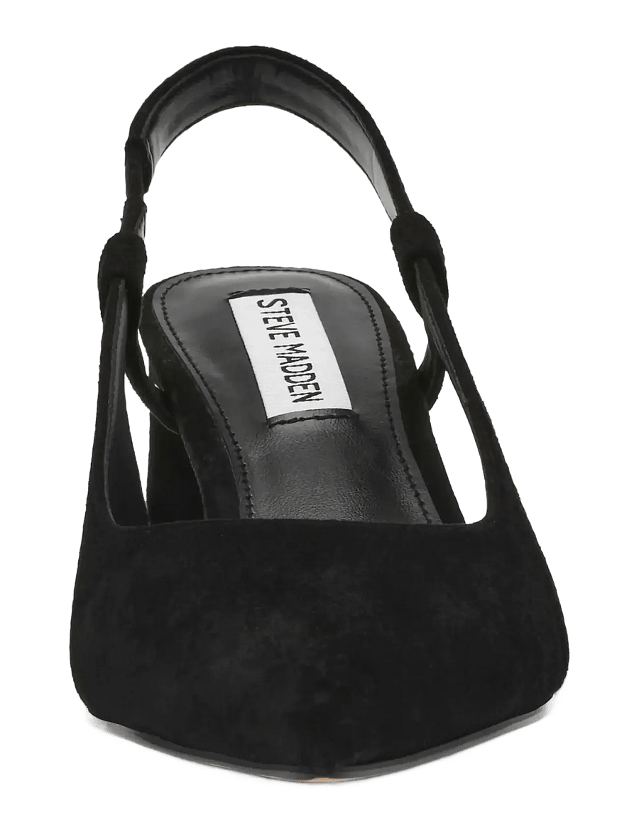 Steve Madden - Evanston - slingbacks mit absatz - black sued - 3