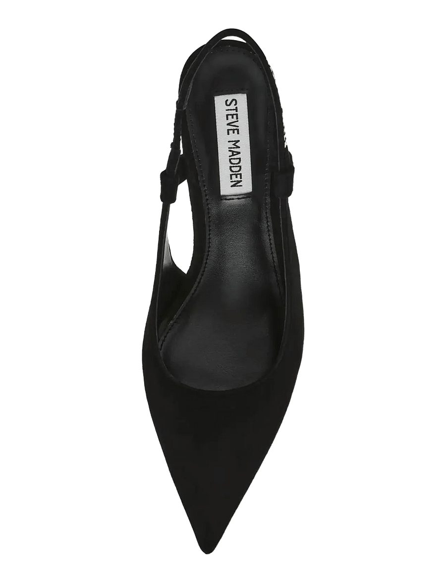 Steve Madden - Evanston - slingbacks mit absatz - black sued - 5