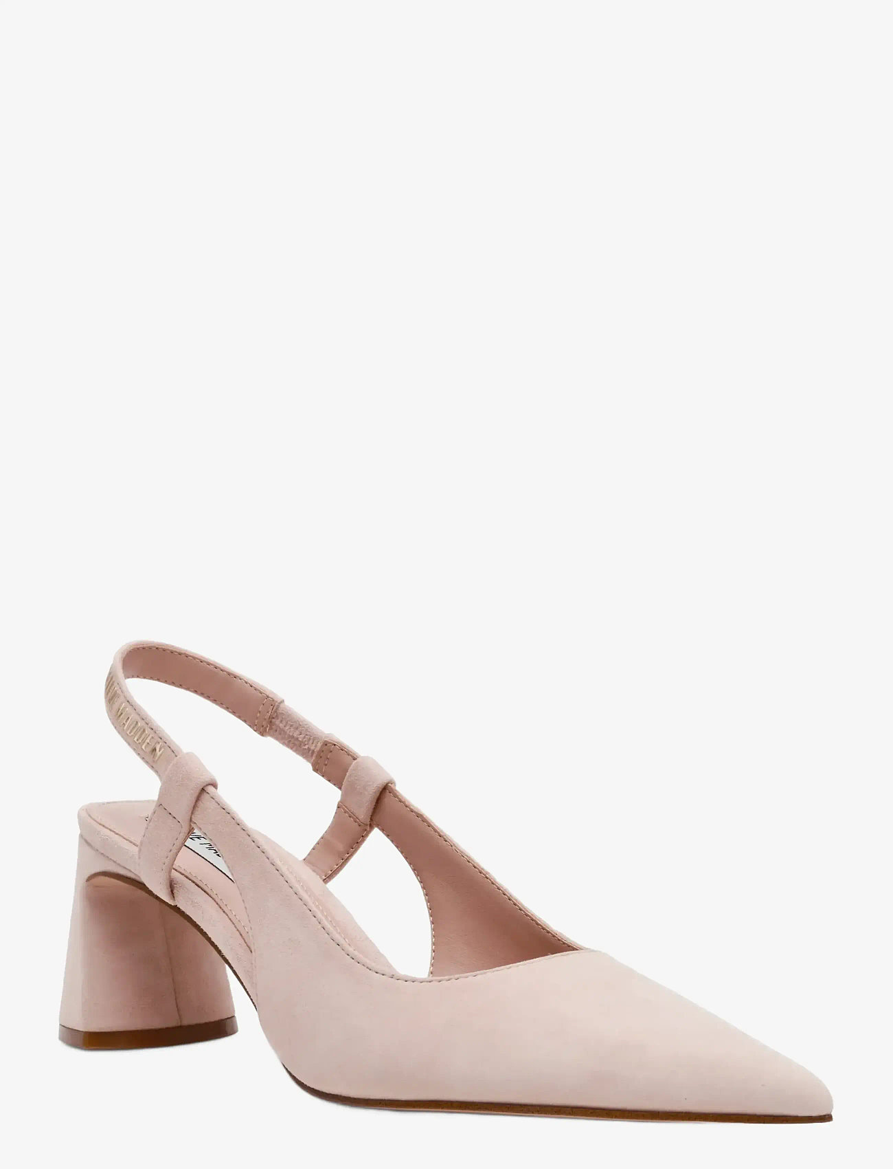 Steve Madden - Evanston - heeled slingbacks - blush sued - 1