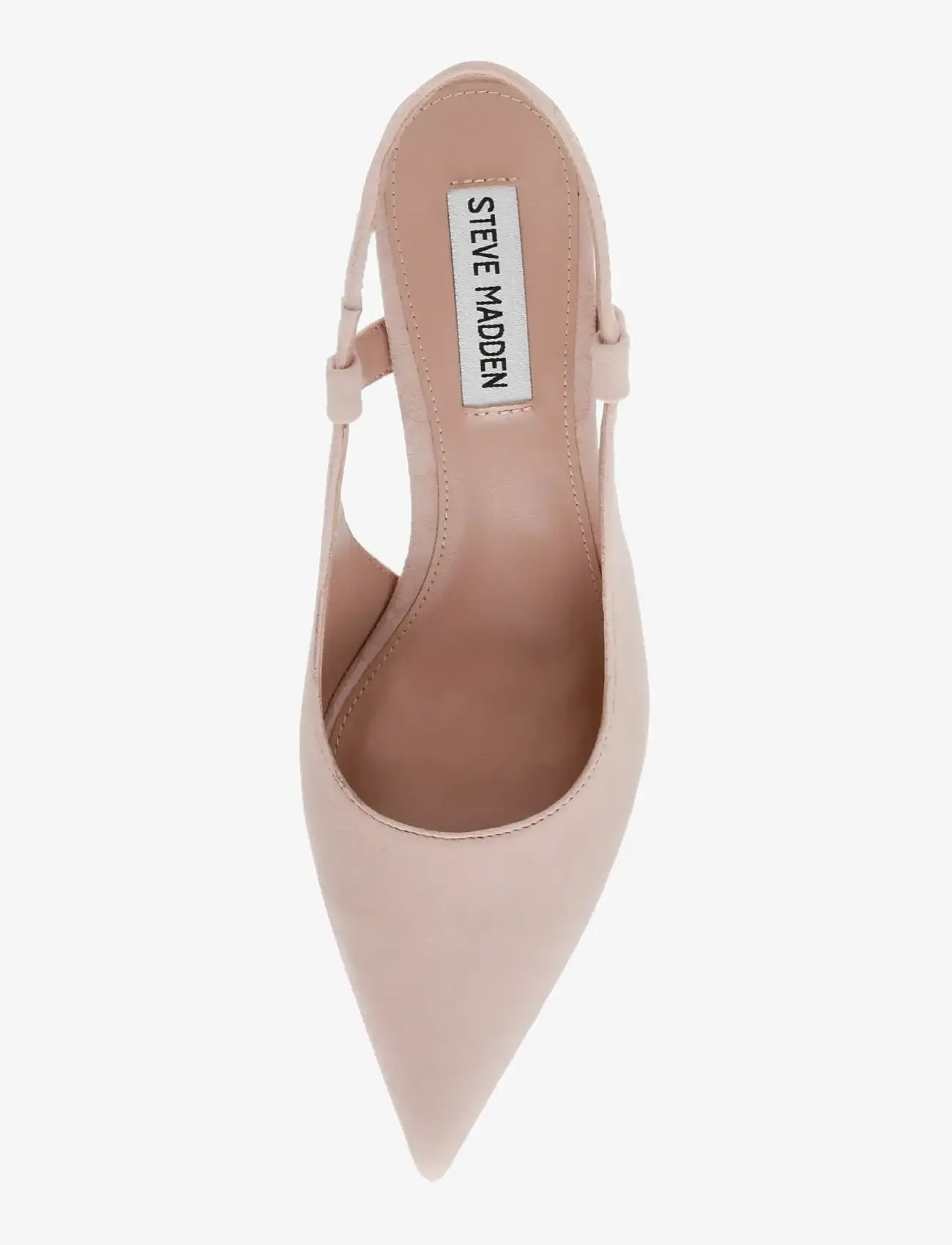 Steve Madden - Evanston - heeled slingbacks - blush sued - 5
