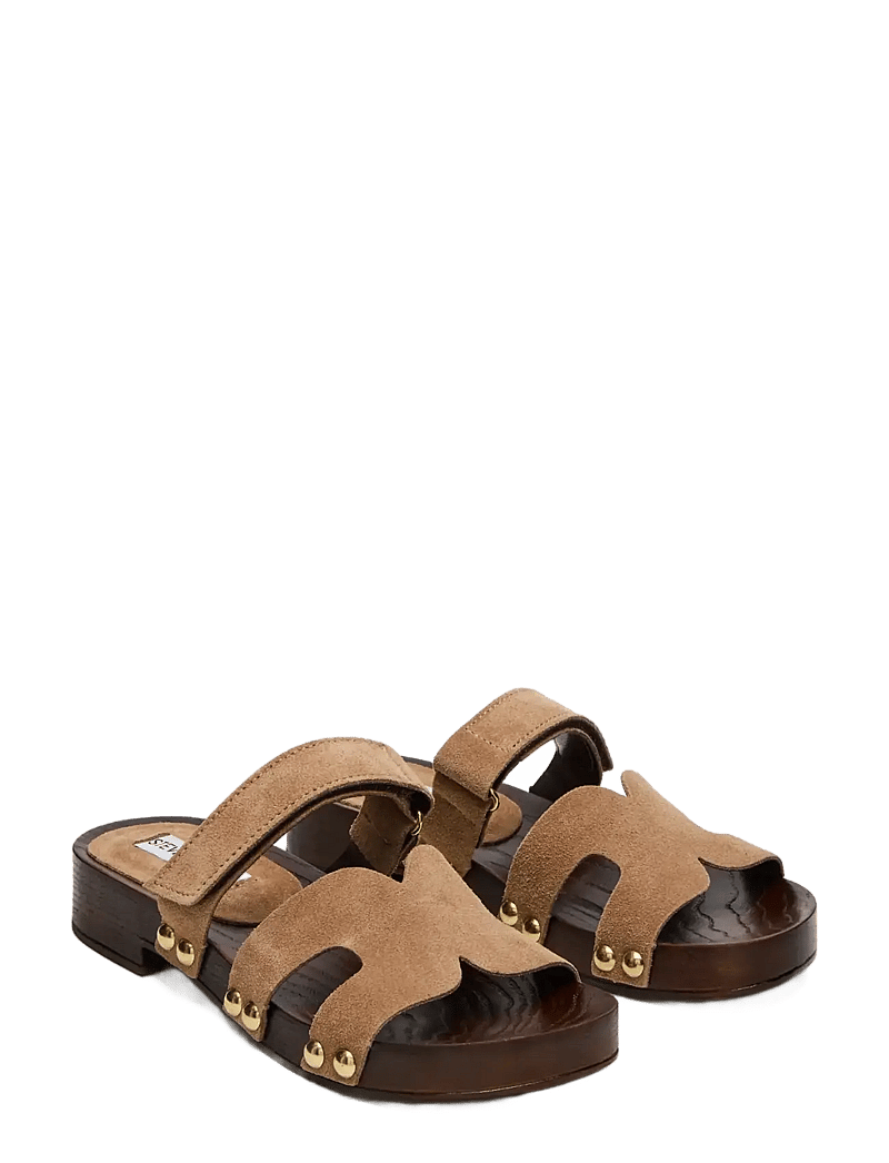 Steve Madden - Canal - platformsandaler - taupe sued - 1