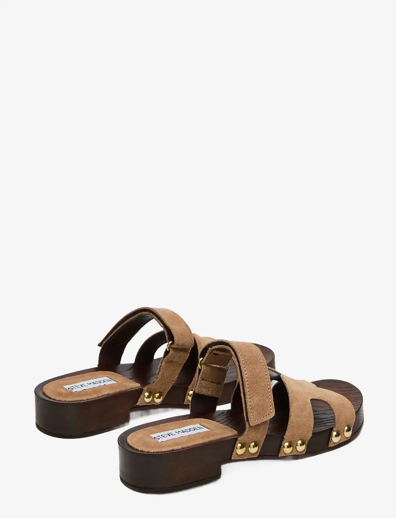 Steve Madden - Canal - platformsandaler - taupe sued - 2