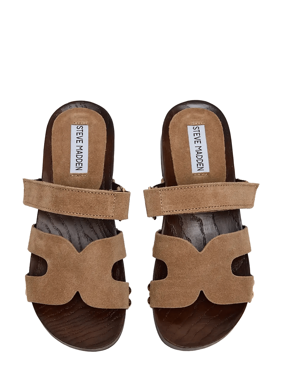 Steve Madden - Canal - plateau-sandalen - taupe sued - 3