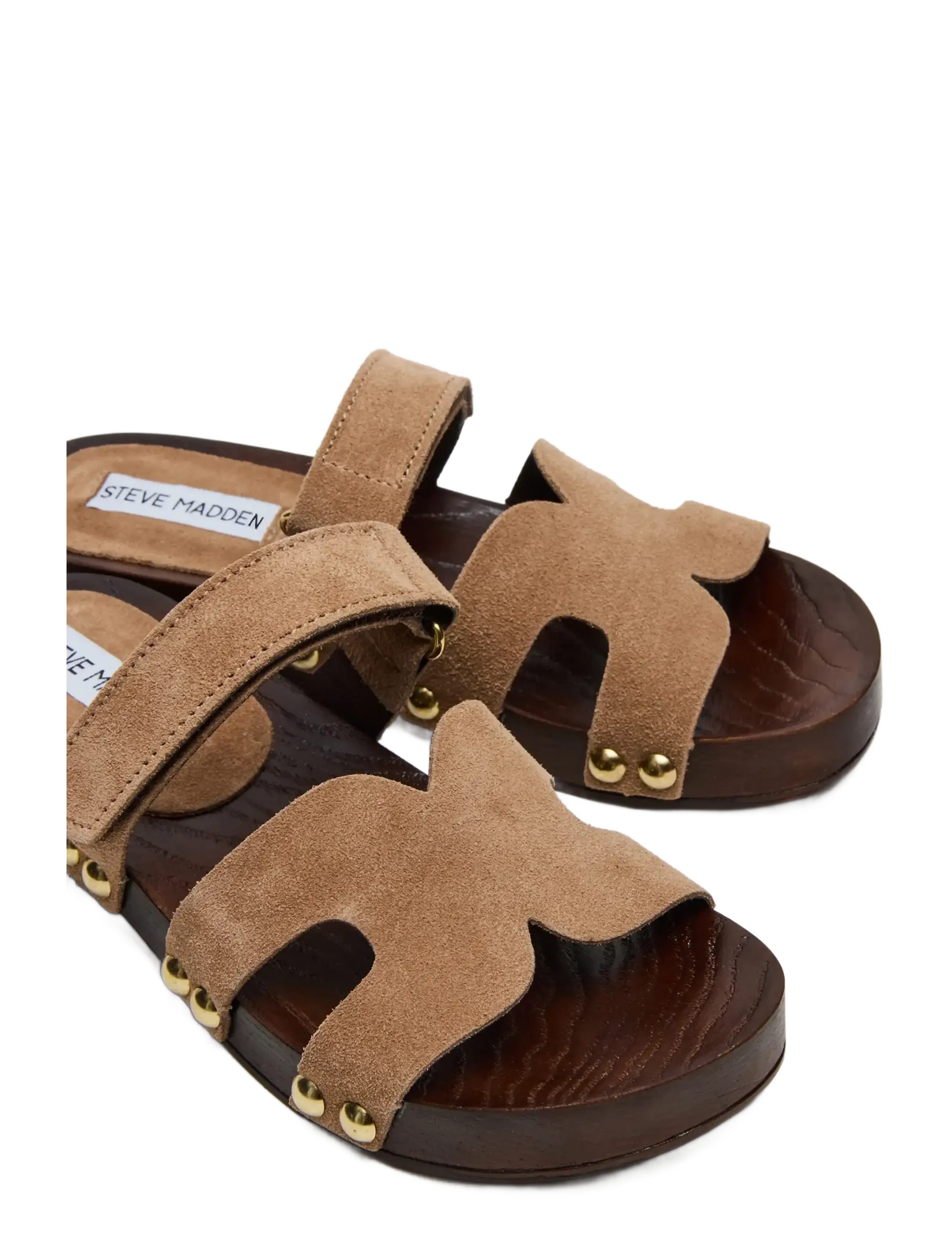 Steve Madden - Canal - plateau-sandalen - taupe sued - 4