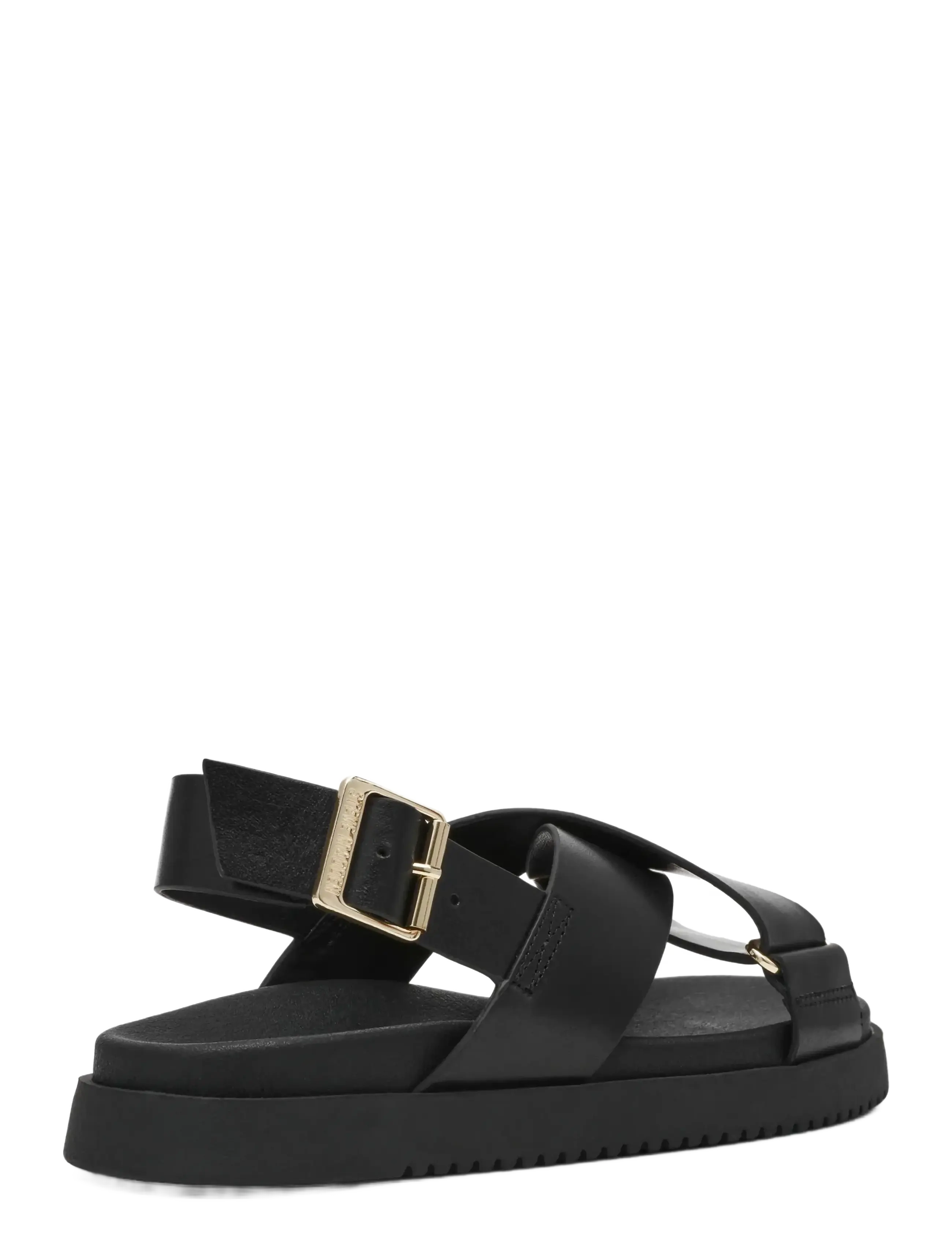 Steve Madden - Myth - flade sandaler - black leat - 2