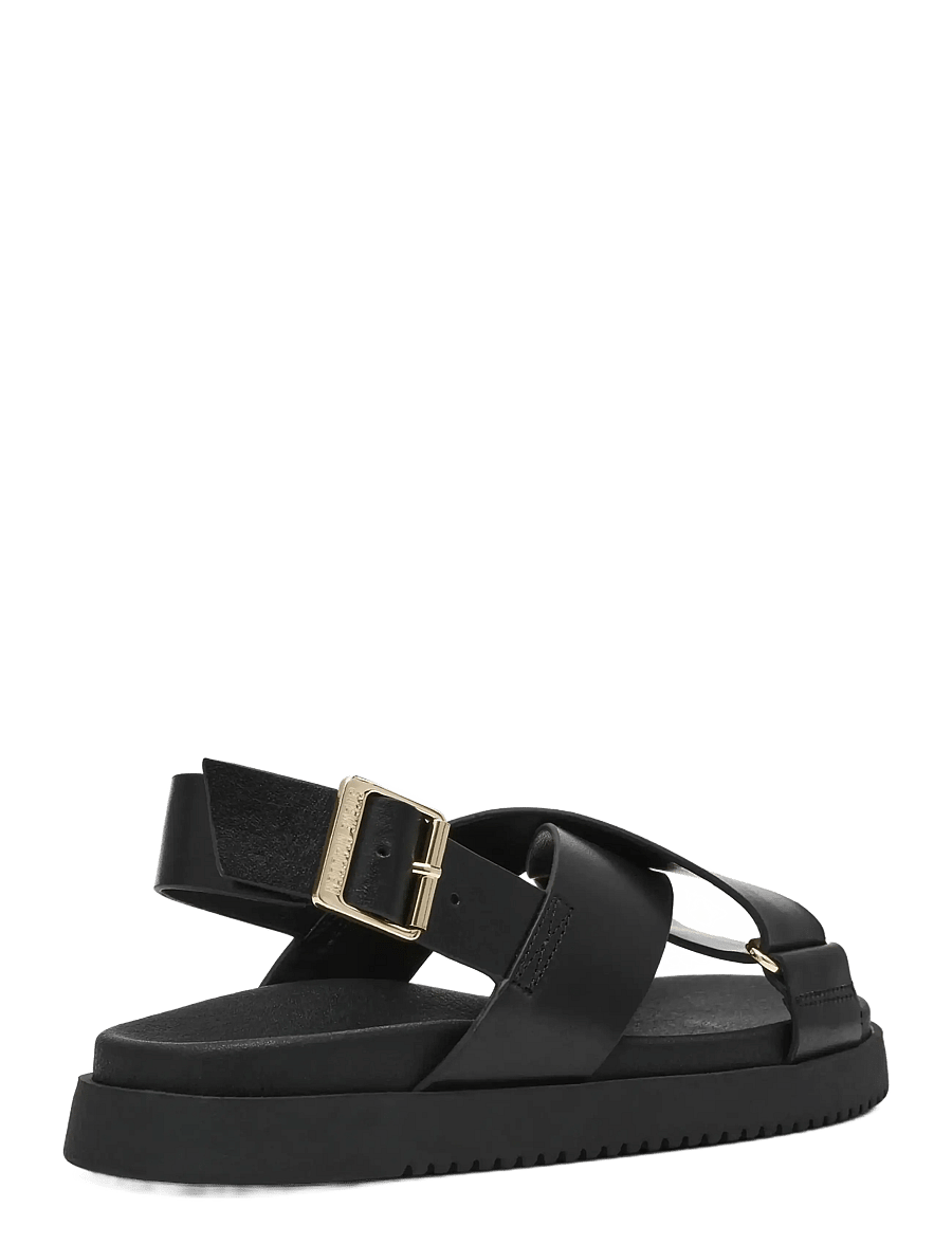 Steve Madden - Myth - platta sandaler - black leat - 2