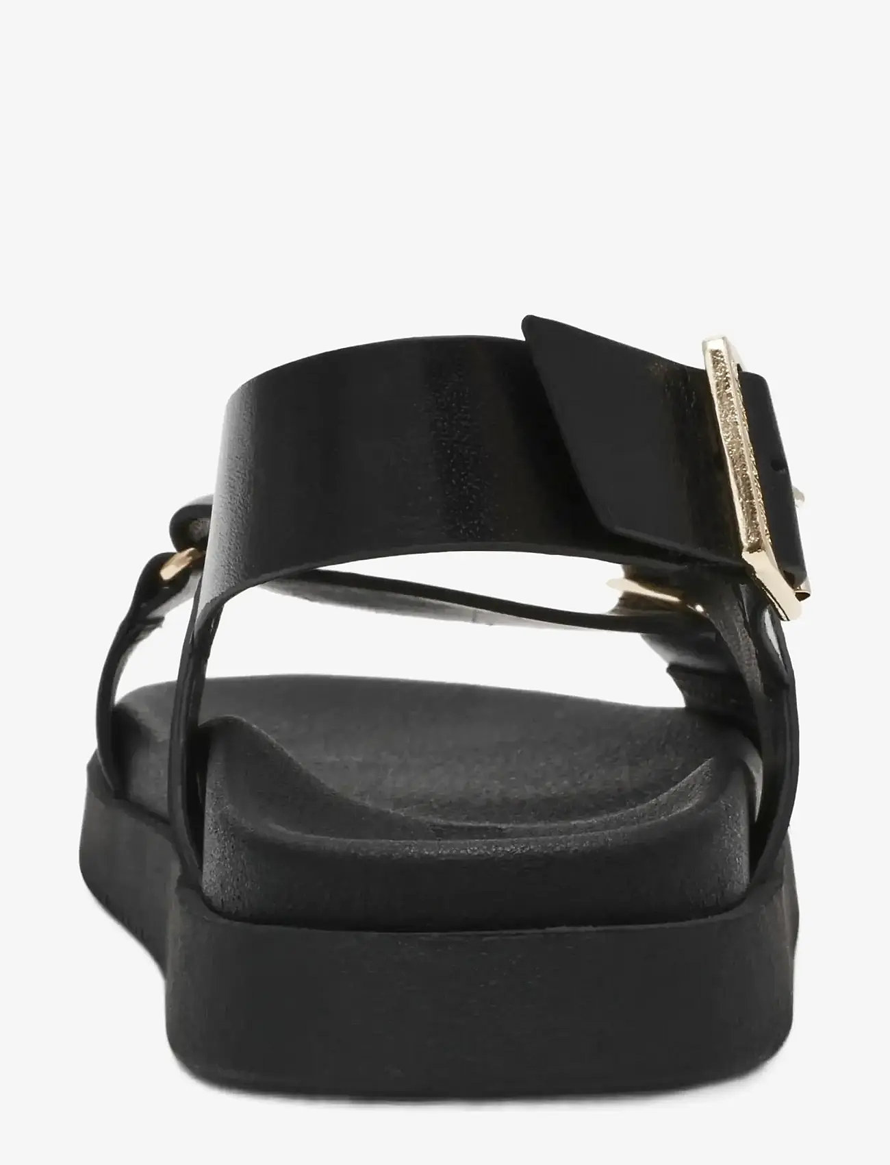 Steve Madden - Myth - flat sandals - black leat - 4