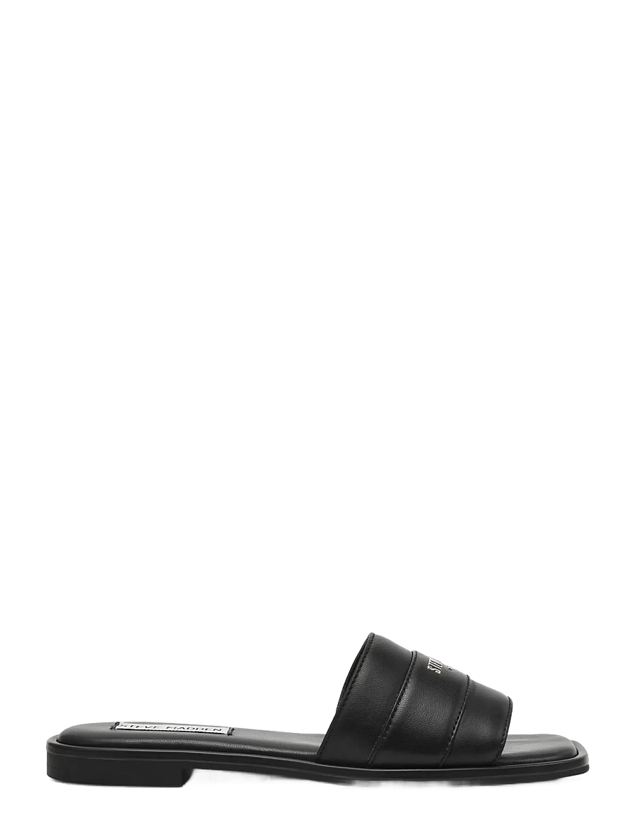 Steve Madden - Ashten - platta sandaler - black leather - 1