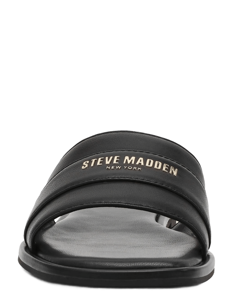 Steve Madden - Ashten - platta sandaler - black leather - 3