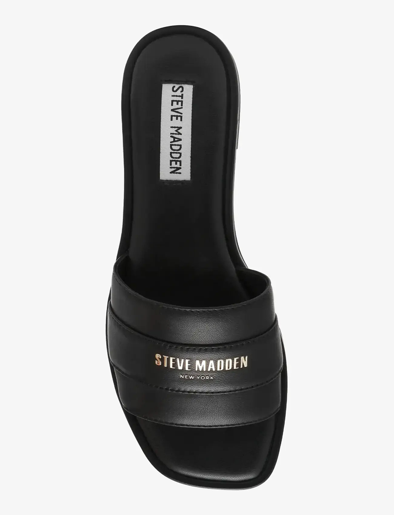 Steve Madden - Ashten - flade sandaler - black leather - 5