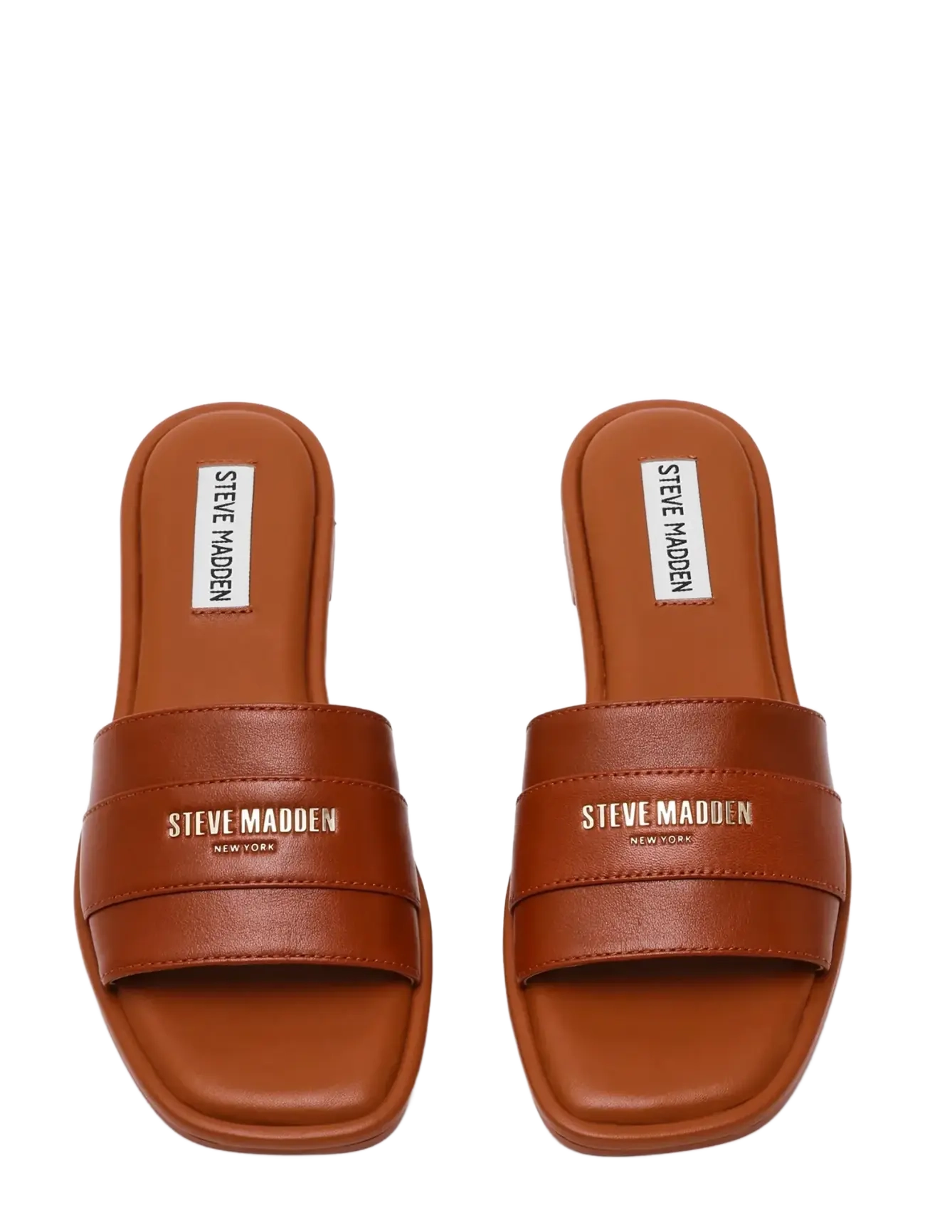 Steve Madden - Ashten - flat sandals - cognac lea - 3