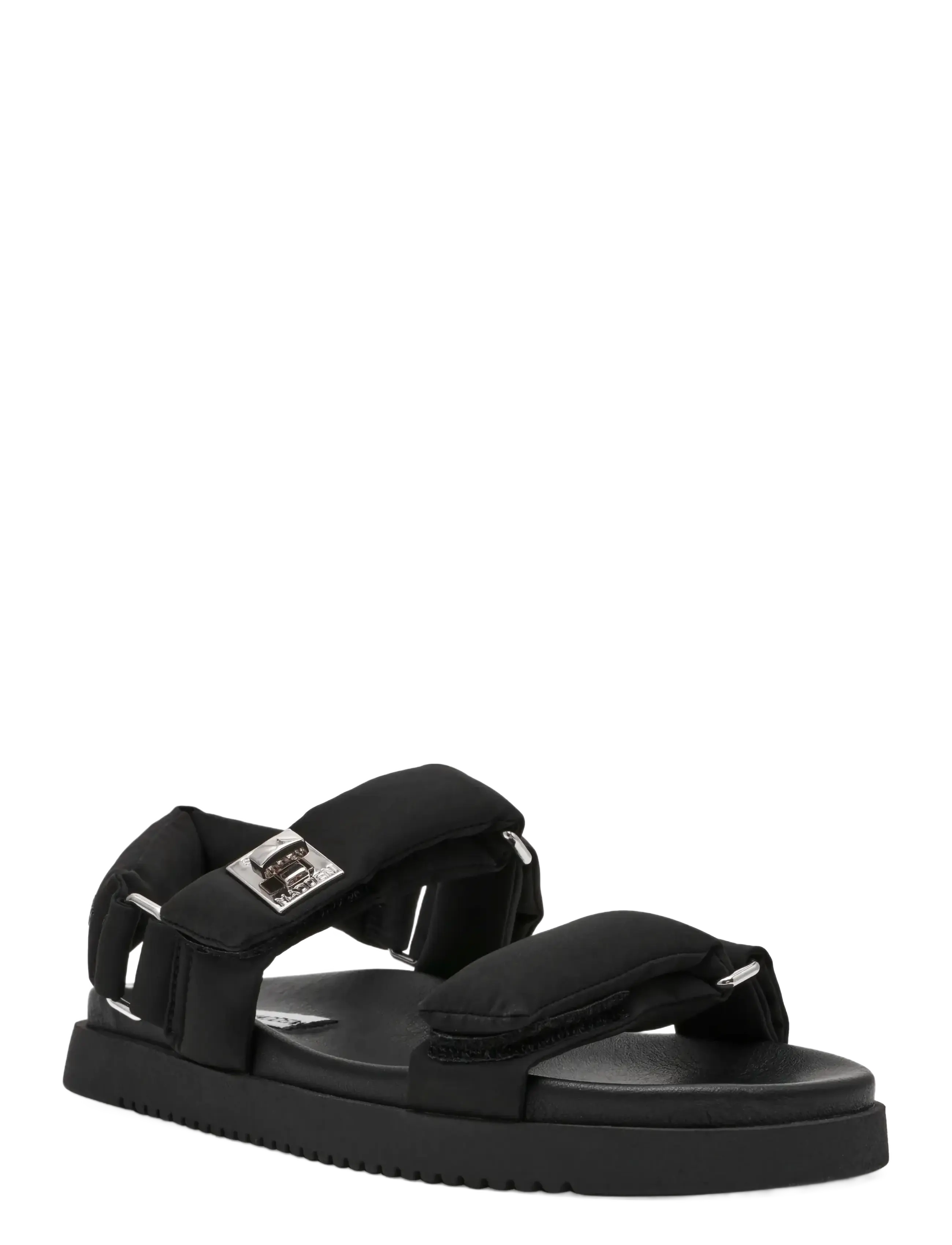 Steve Madden Monat, 36, Sandals, Schwarz - Platform Frauen