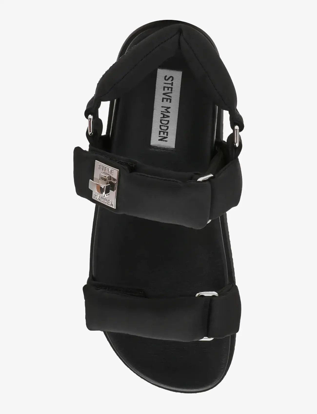 Steve Madden - Monat - flat sandals - blk/nylon - 5