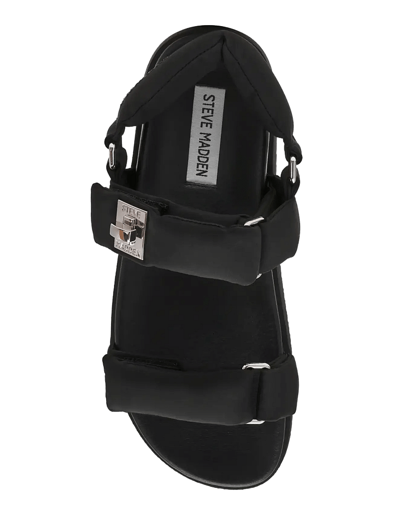Steve Madden - Monat - flat sandals - blk/nylon - 5