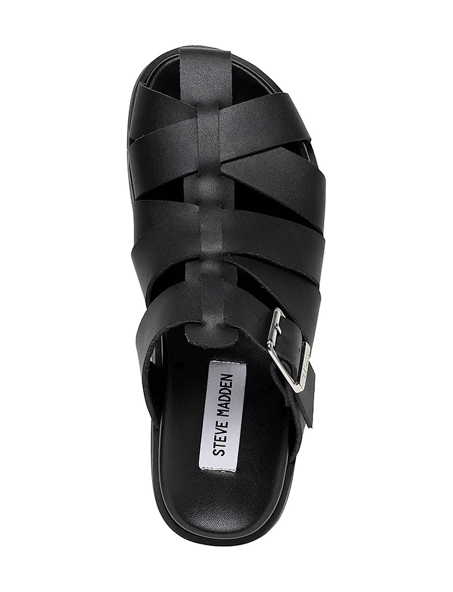 Steve Madden - Mamba - gladiatorsandaler - black leather - 4