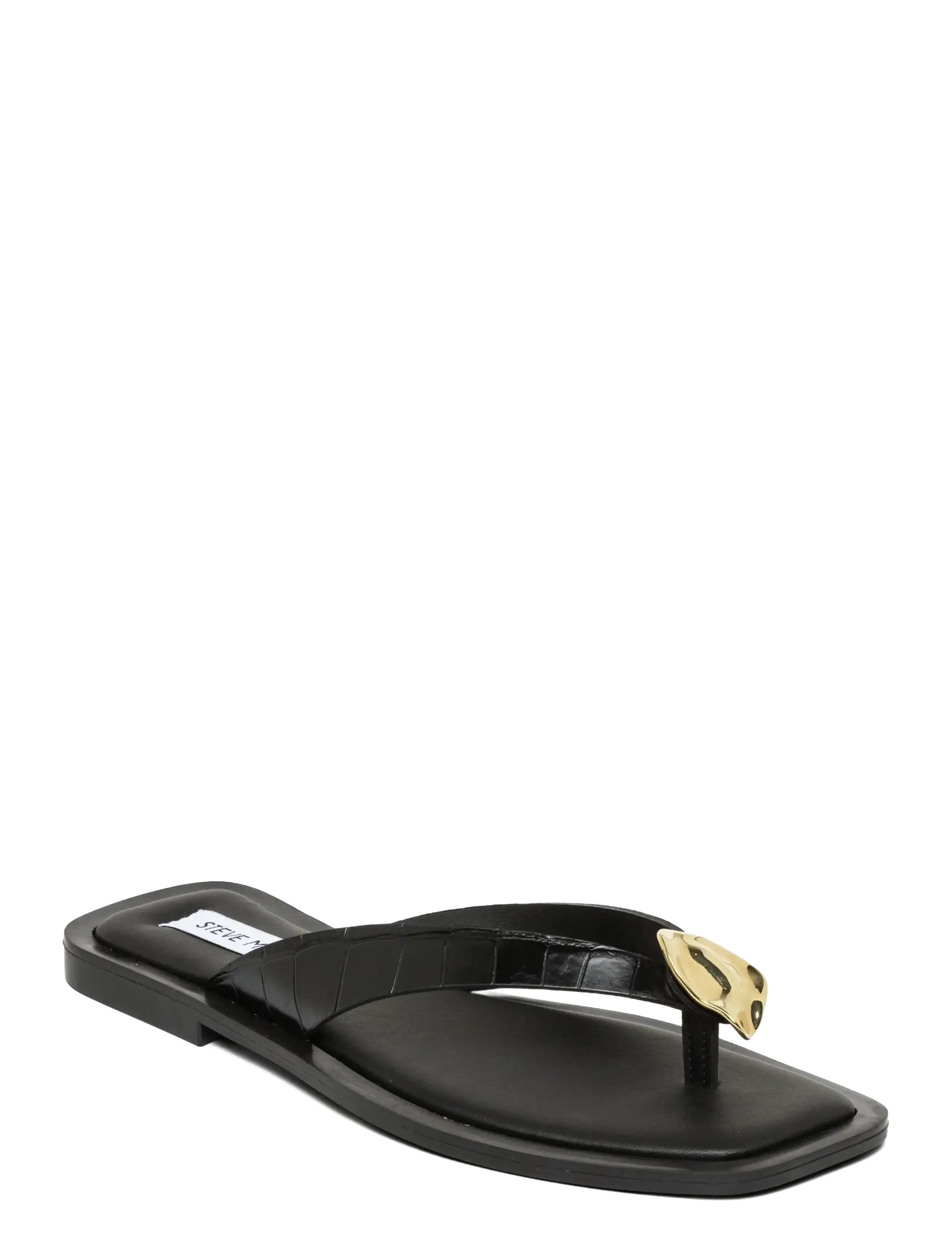 Steve Madden Meira, 36, Black, Sandaler > Flade Sandals, Dame