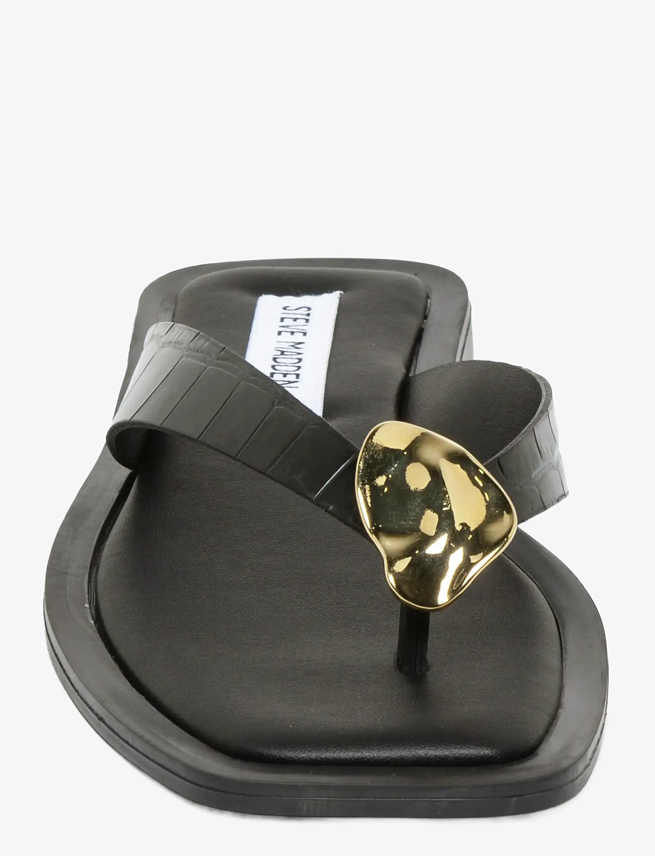Steve Madden - Meira - flat sandals - black croc - 2