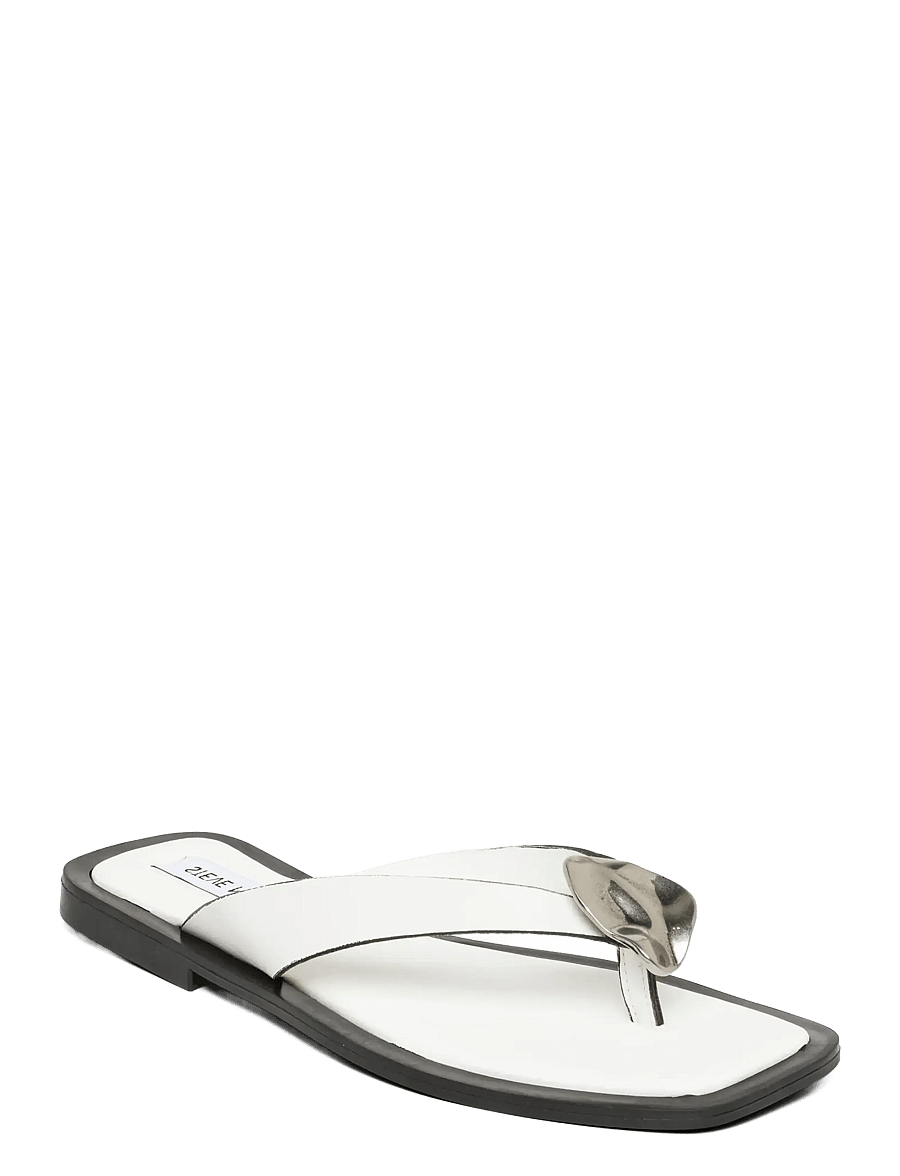Steve Madden - Meira - flache sandalen - white leather - 0