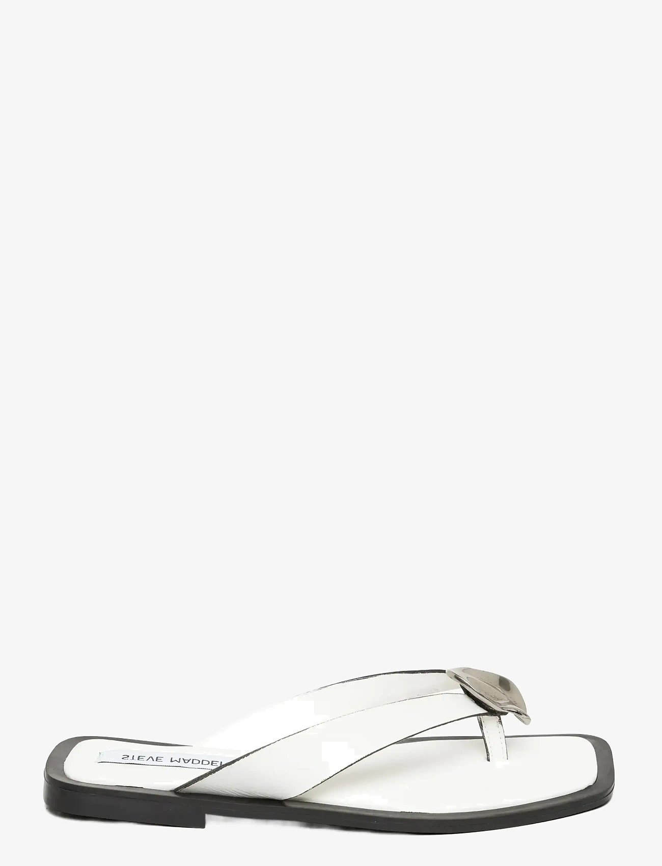 Steve Madden - Meira - flache sandalen - white leather - 1