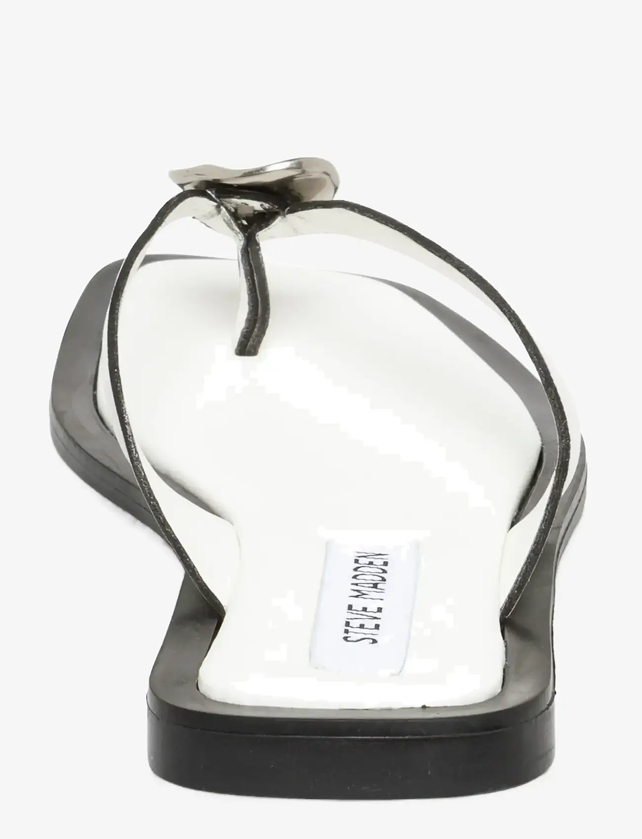 Steve Madden - Meira - flache sandalen - white leather - 3