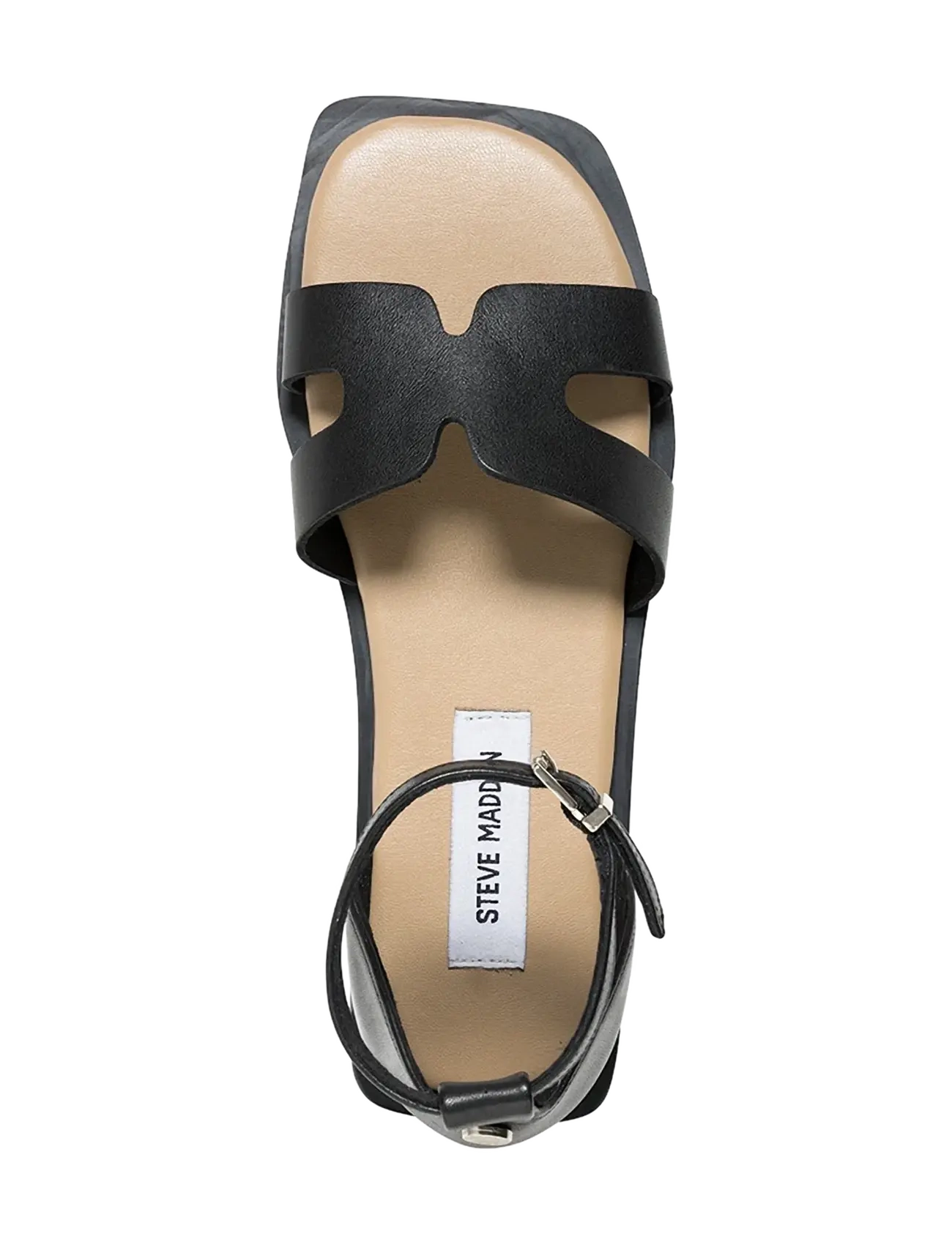 Steve Madden - Slinder - platta sandaler - black leather - 4