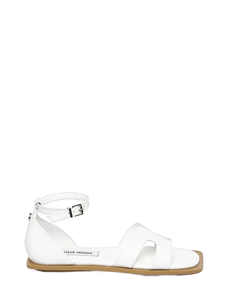 Steve Madden - Slinder - platta sandaler - white leather - 1