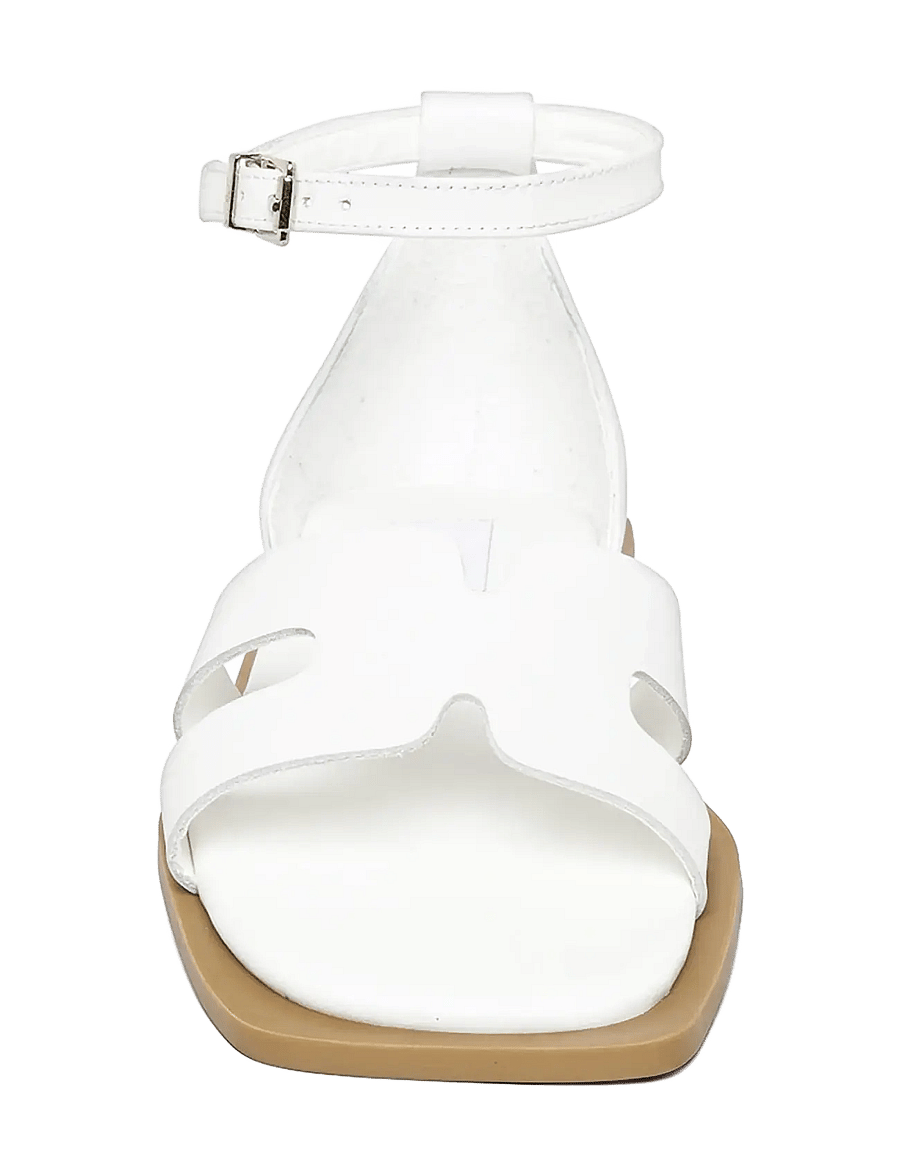 Steve Madden - Slinder - platta sandaler - white leather - 2