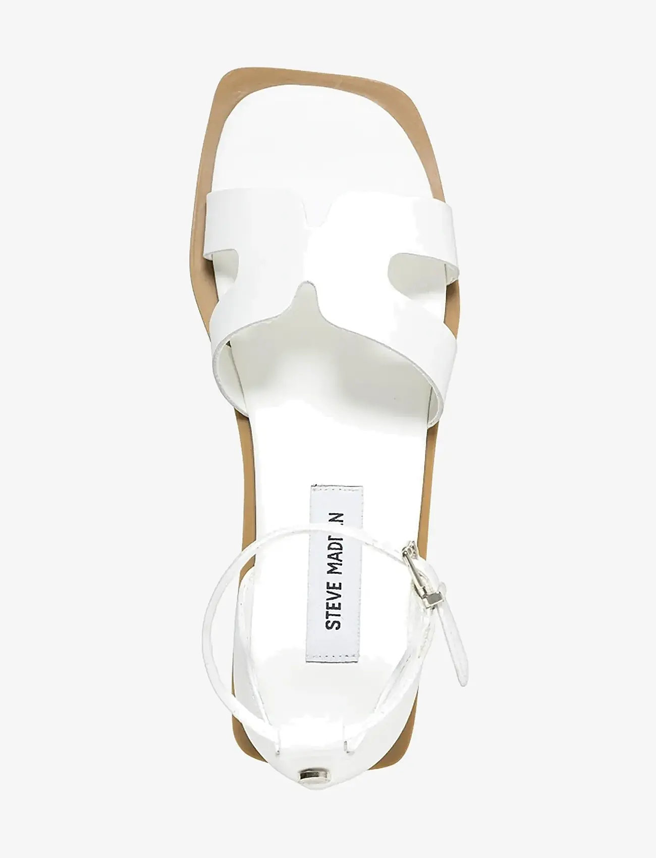 Steve Madden - Slinder - flade sandaler - white leather - 4