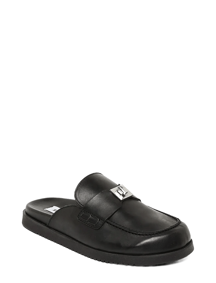 Steve Madden - Megg - madalad muula-kingad - black leather - 0