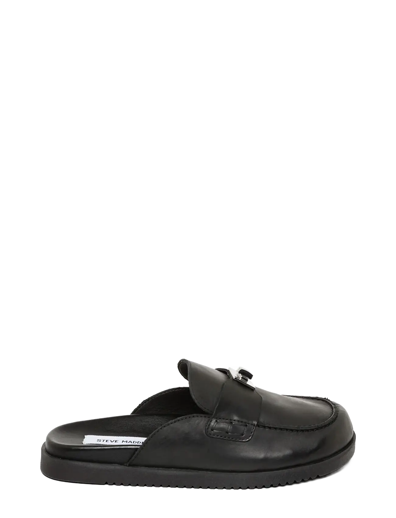 Steve Madden - Megg - kontsata muula-stiilid jalanõud - black leather - 1