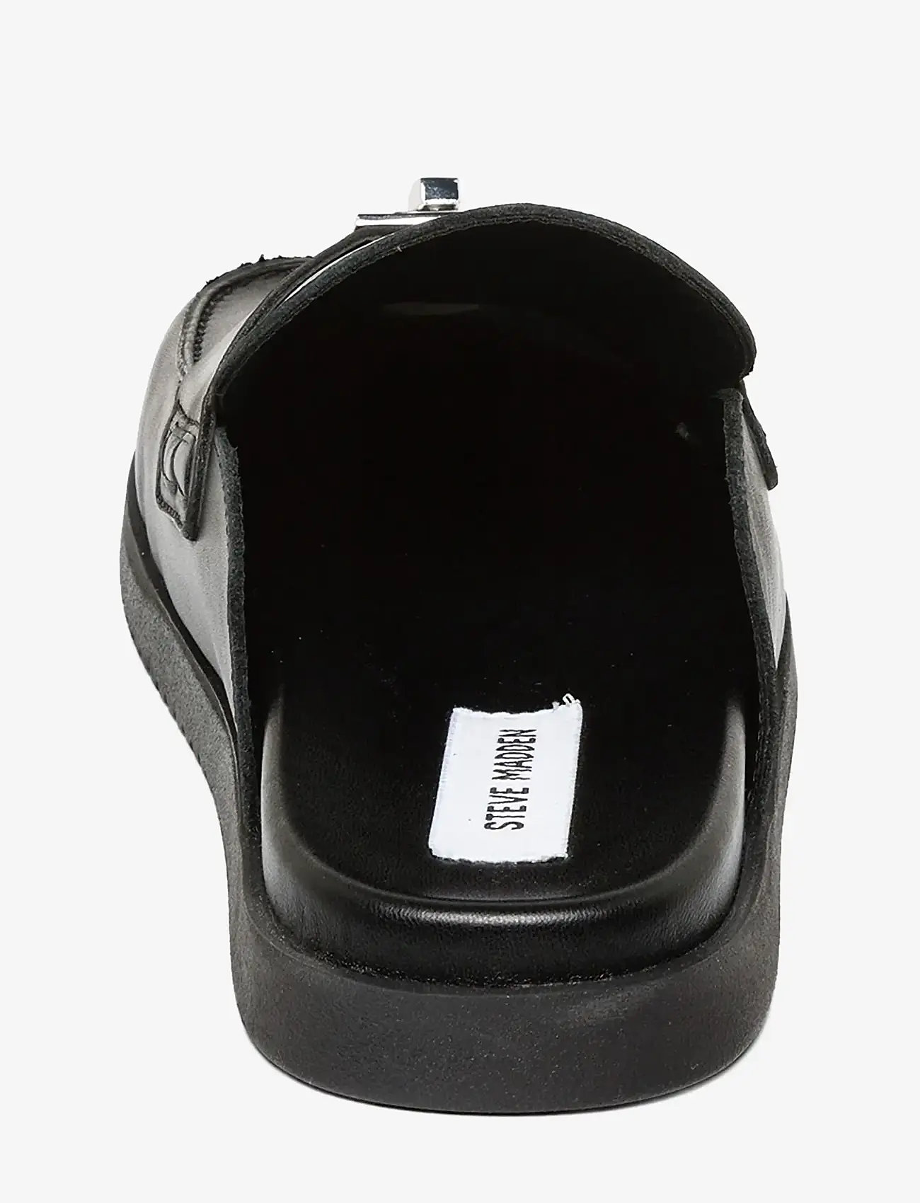 Steve Madden - Megg - kontsata muula-stiilid jalanõud - black leather - 2