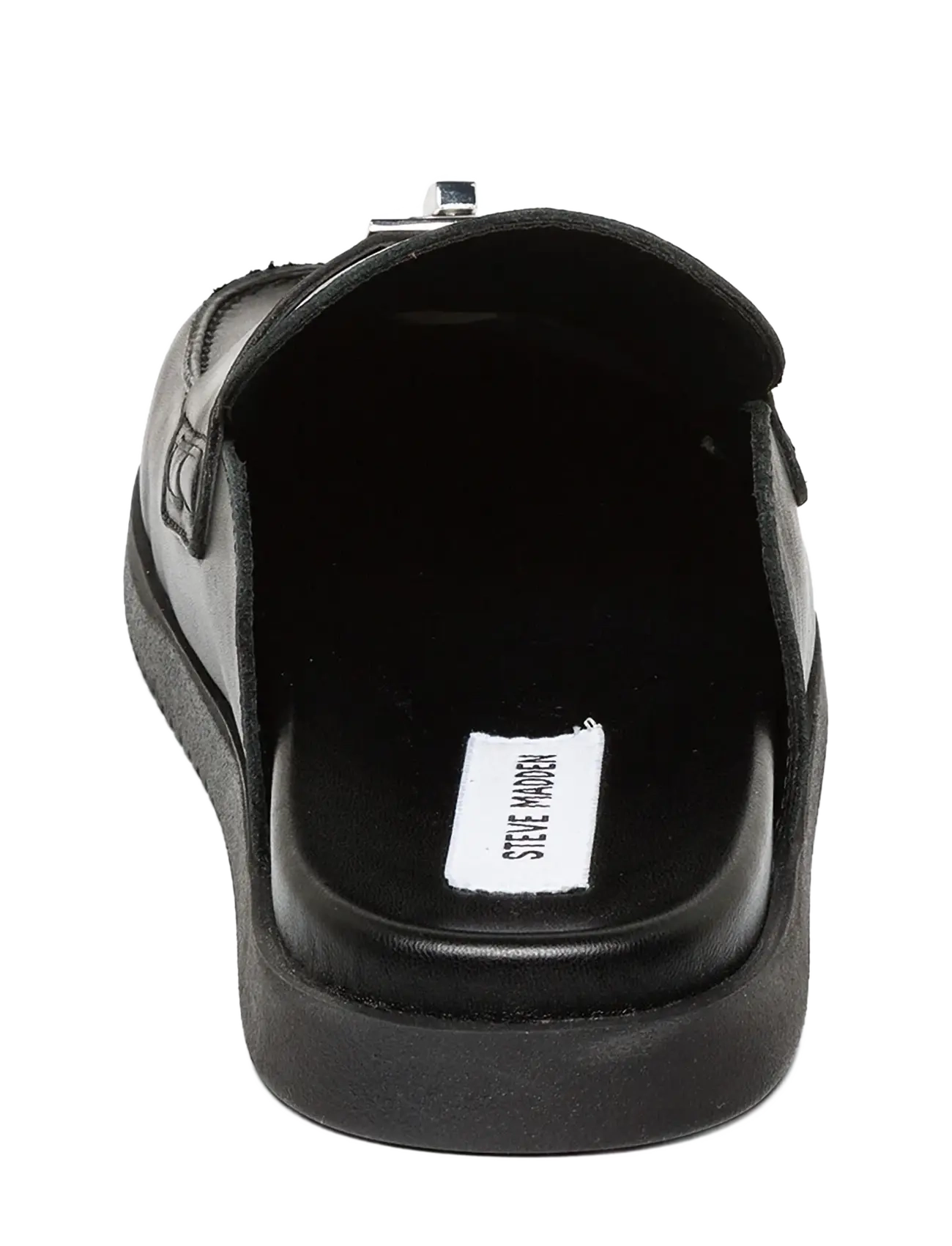Steve Madden - Megg - kontsata muula-stiilid jalanõud - black leather - 2
