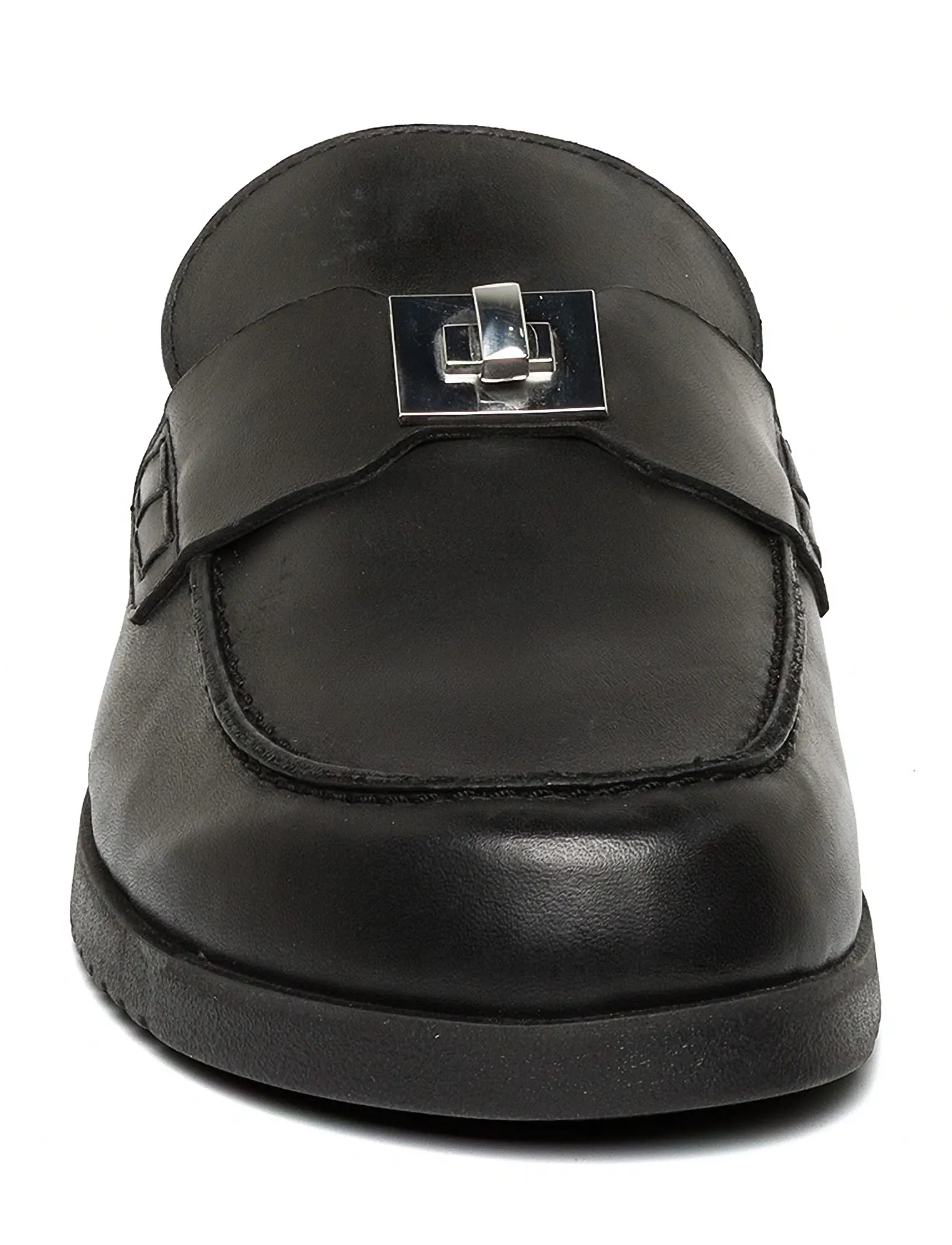 Steve Madden - Megg - kontsata muula-stiilid jalanõud - black leather - 4