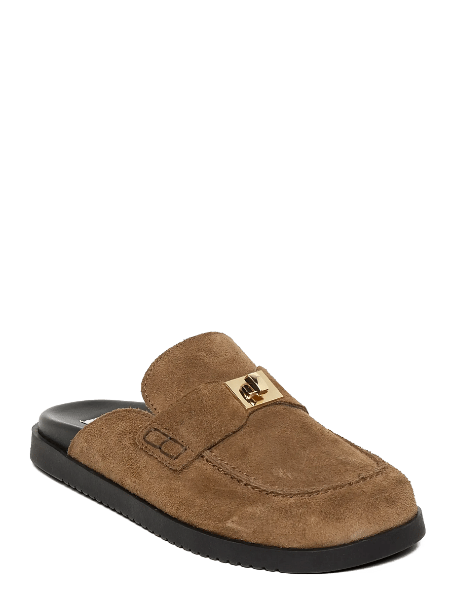 Steve Madden - Megg - flade mules - taupe suede - 0