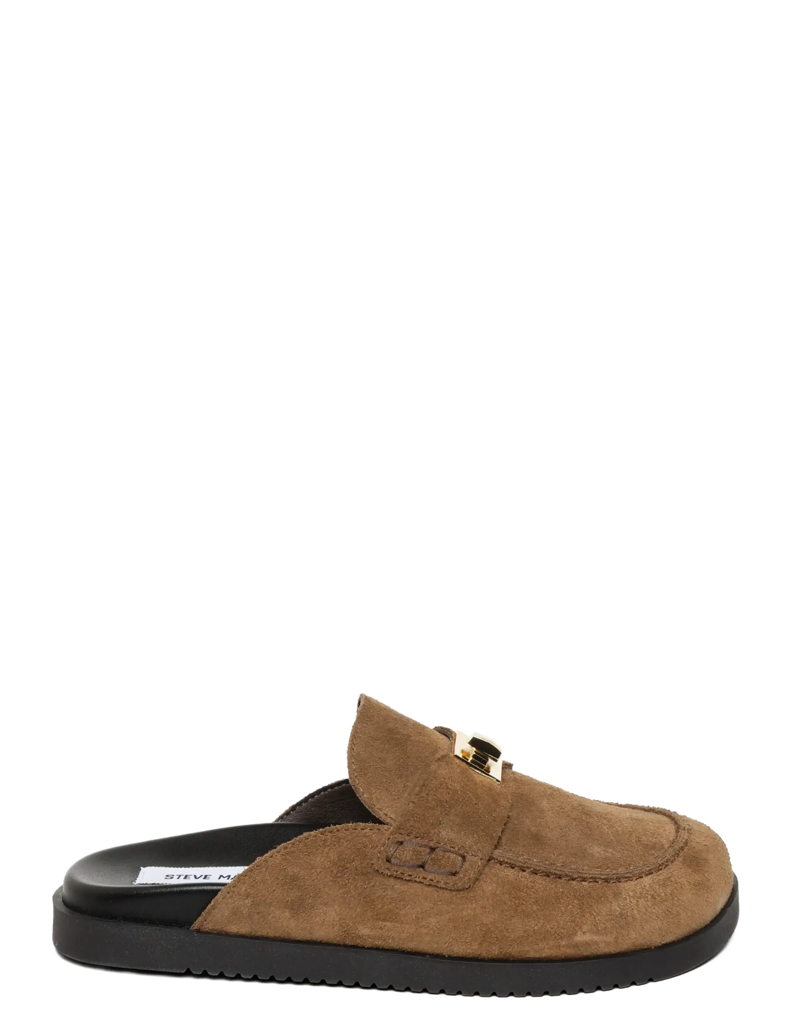 Steve Madden - Megg - flatbotna mules - taupe suede - 1